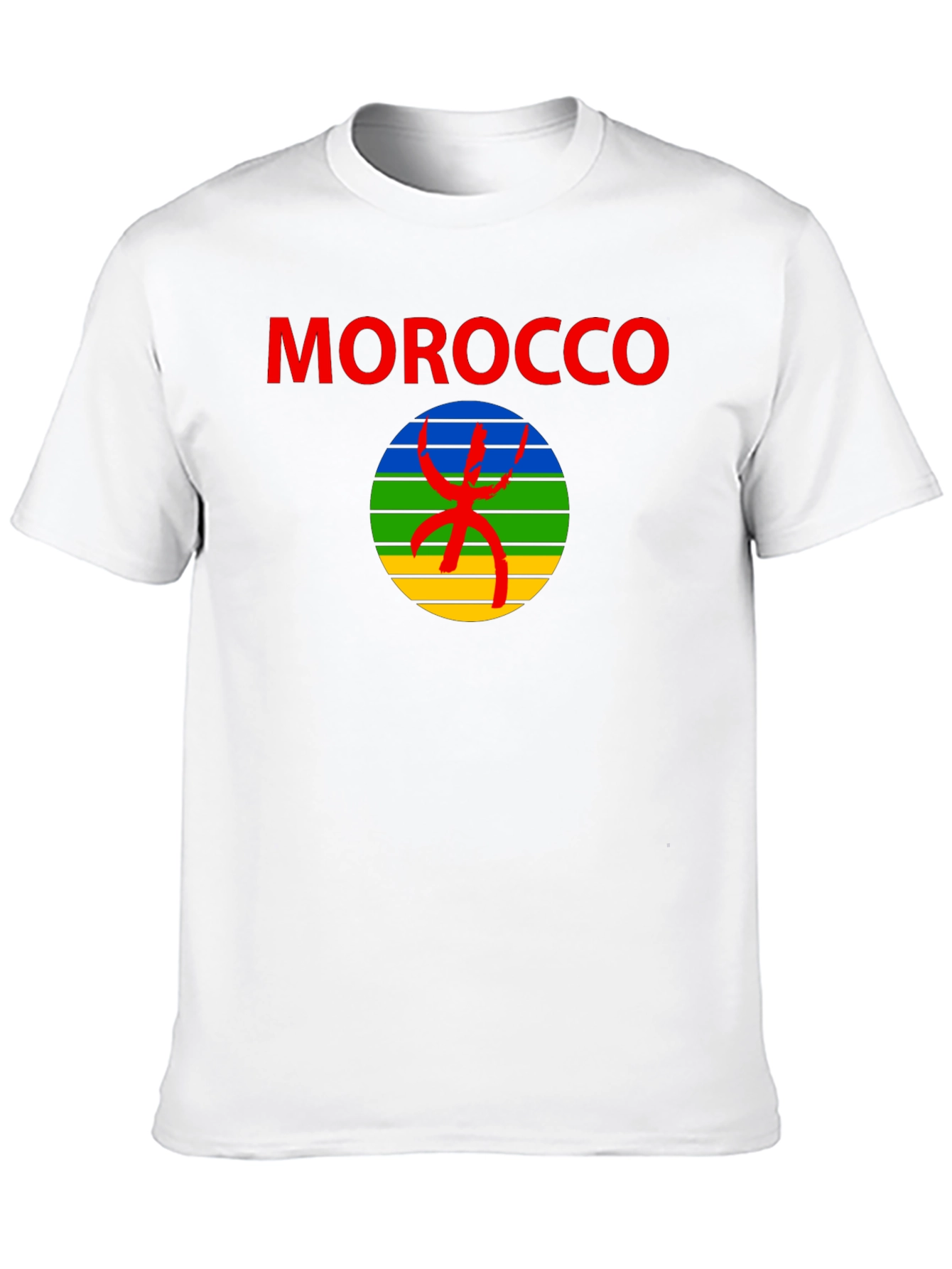 Morocco Amazigh Symbol T-Shirt - Black