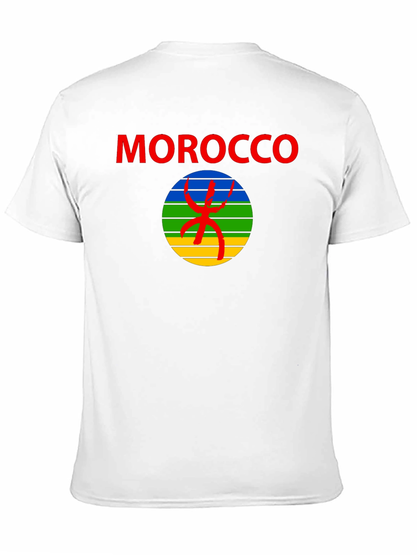 Morocco Amazigh Symbol T-Shirt - Black