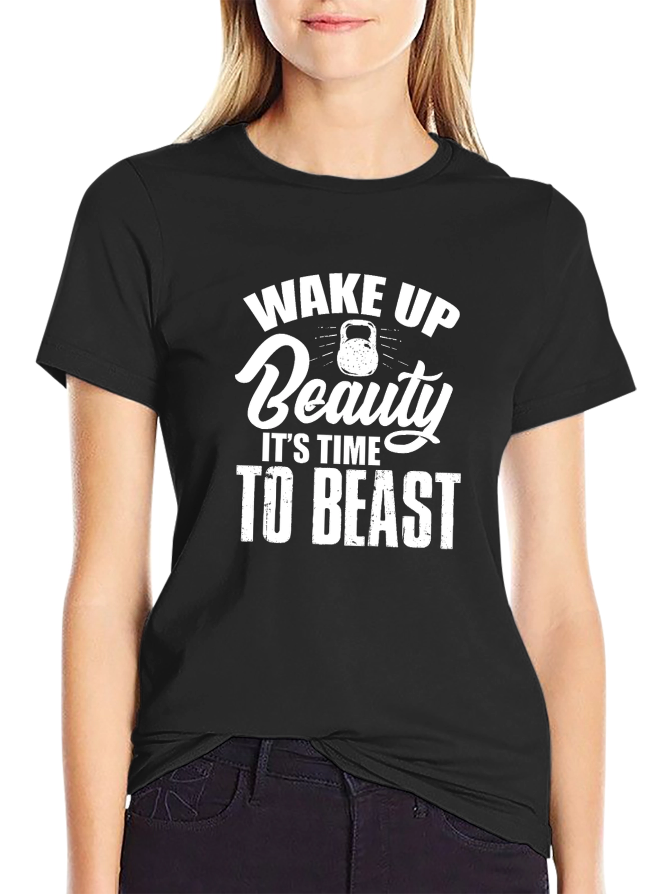 Wake Up Beauty T-Shirt - Time To Beast