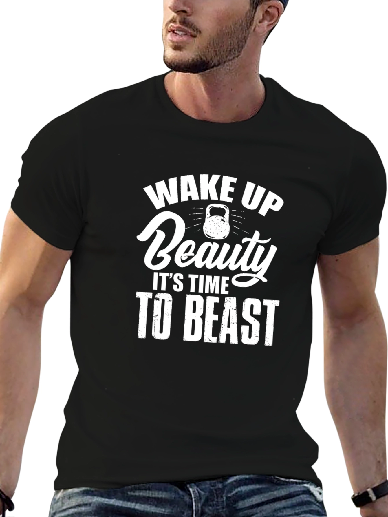Wake Up Beauty T-Shirt - Time To Beast