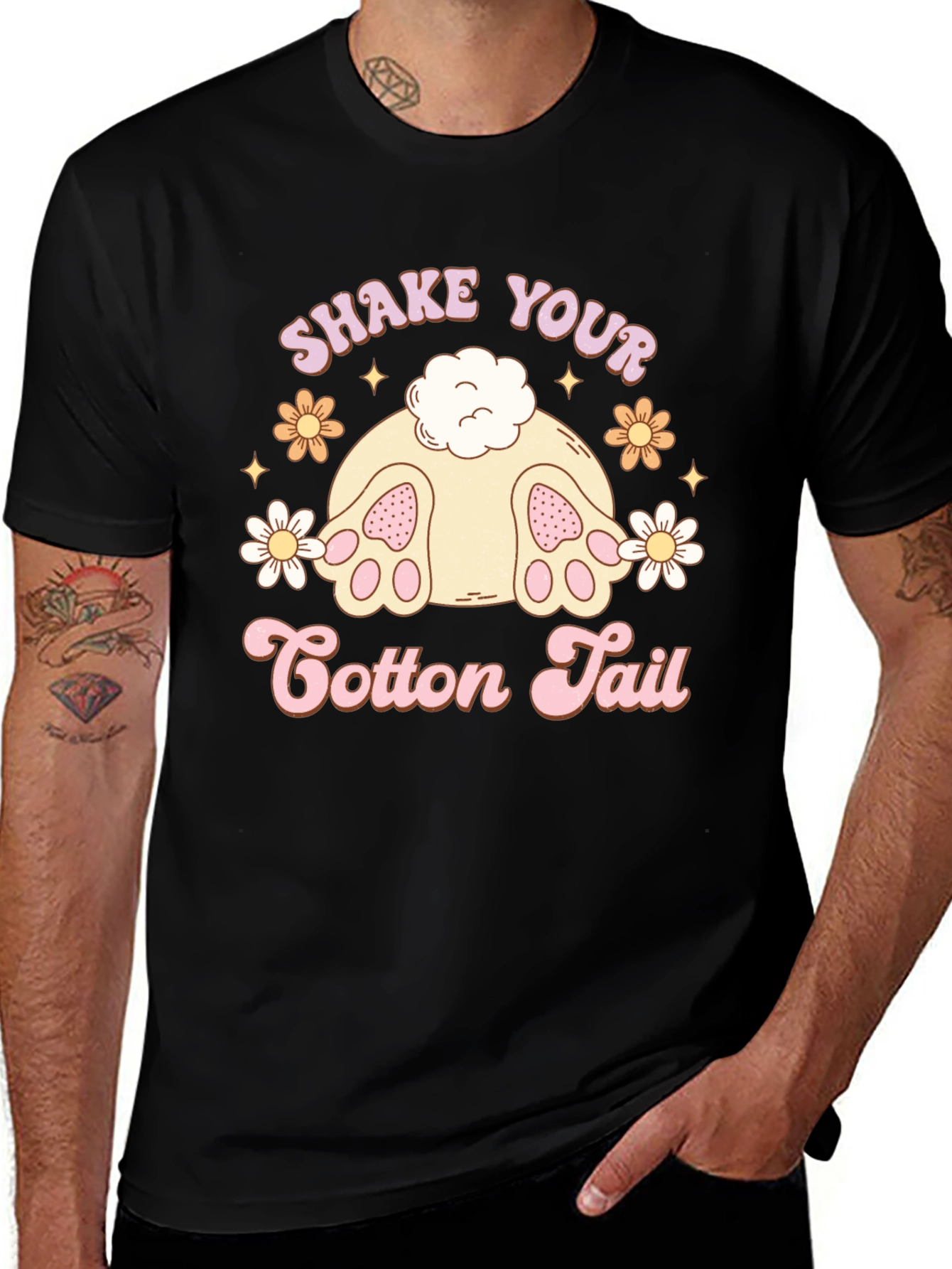 Shake Your Cotton Tail Easter Bunny T-Shirt