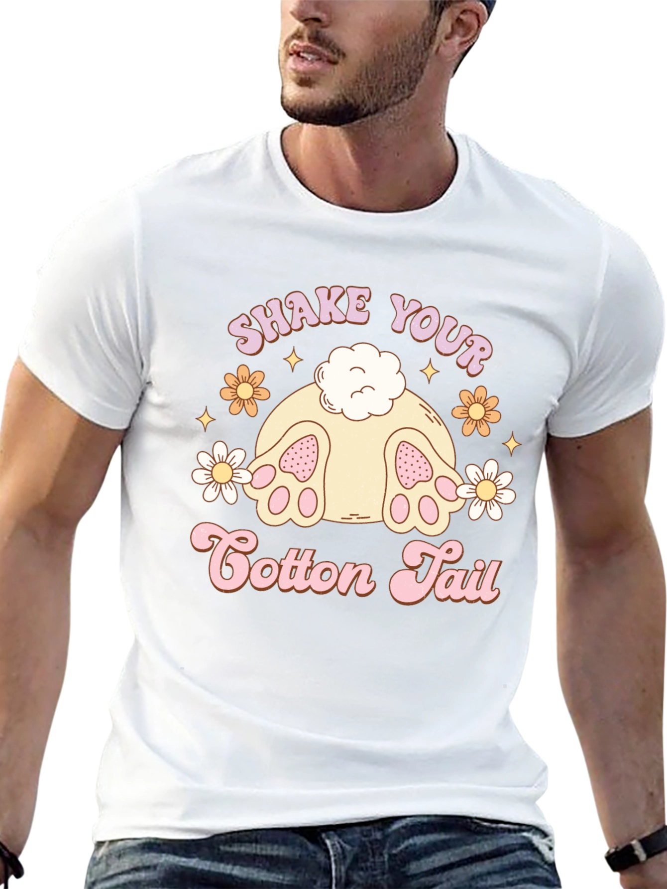 Shake Your Cotton Tail Easter Bunny T-Shirt