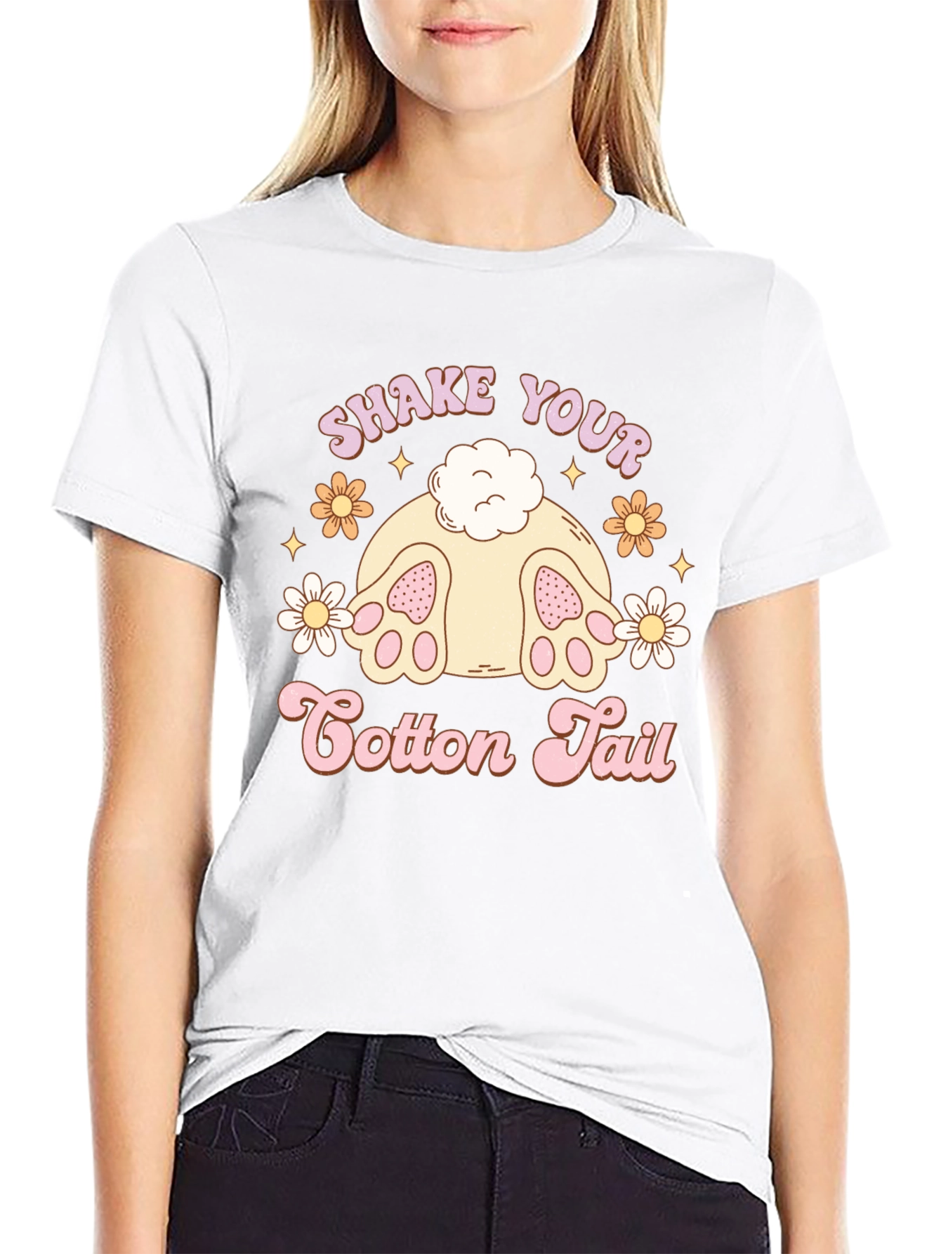 Shake Your Cotton Tail Easter Bunny T-Shirt