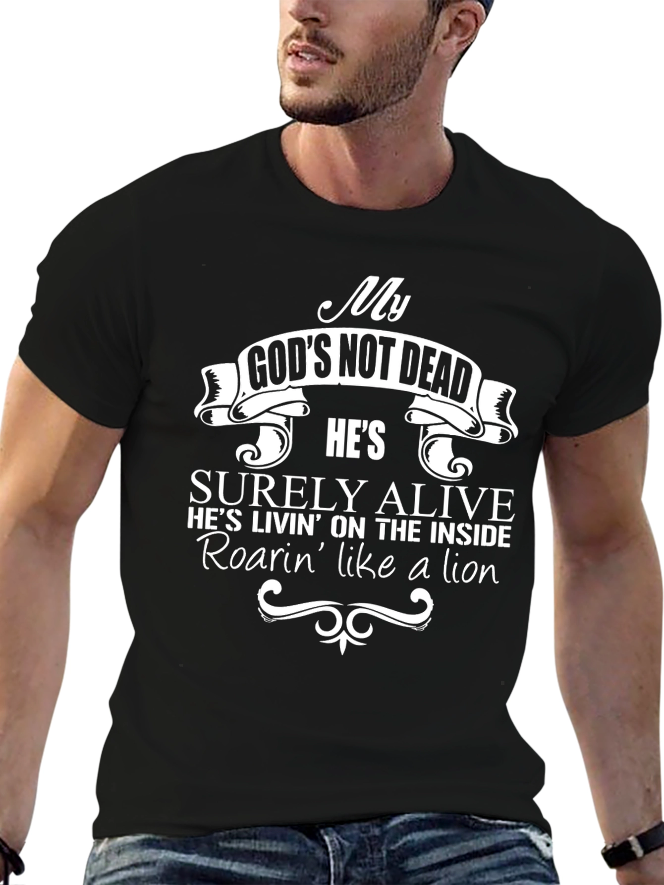 My Gods Not Dead Mens Graphic Tee