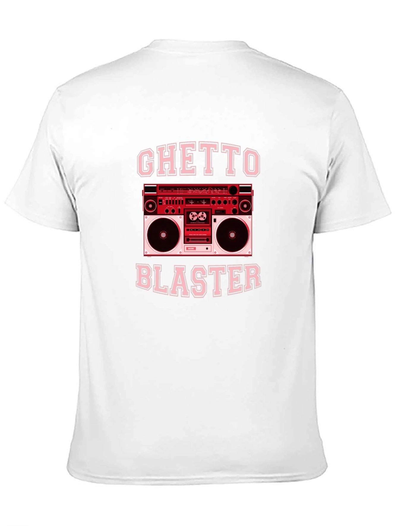 Ghetto Blaster Retro Boombox Graphic T-Shirt