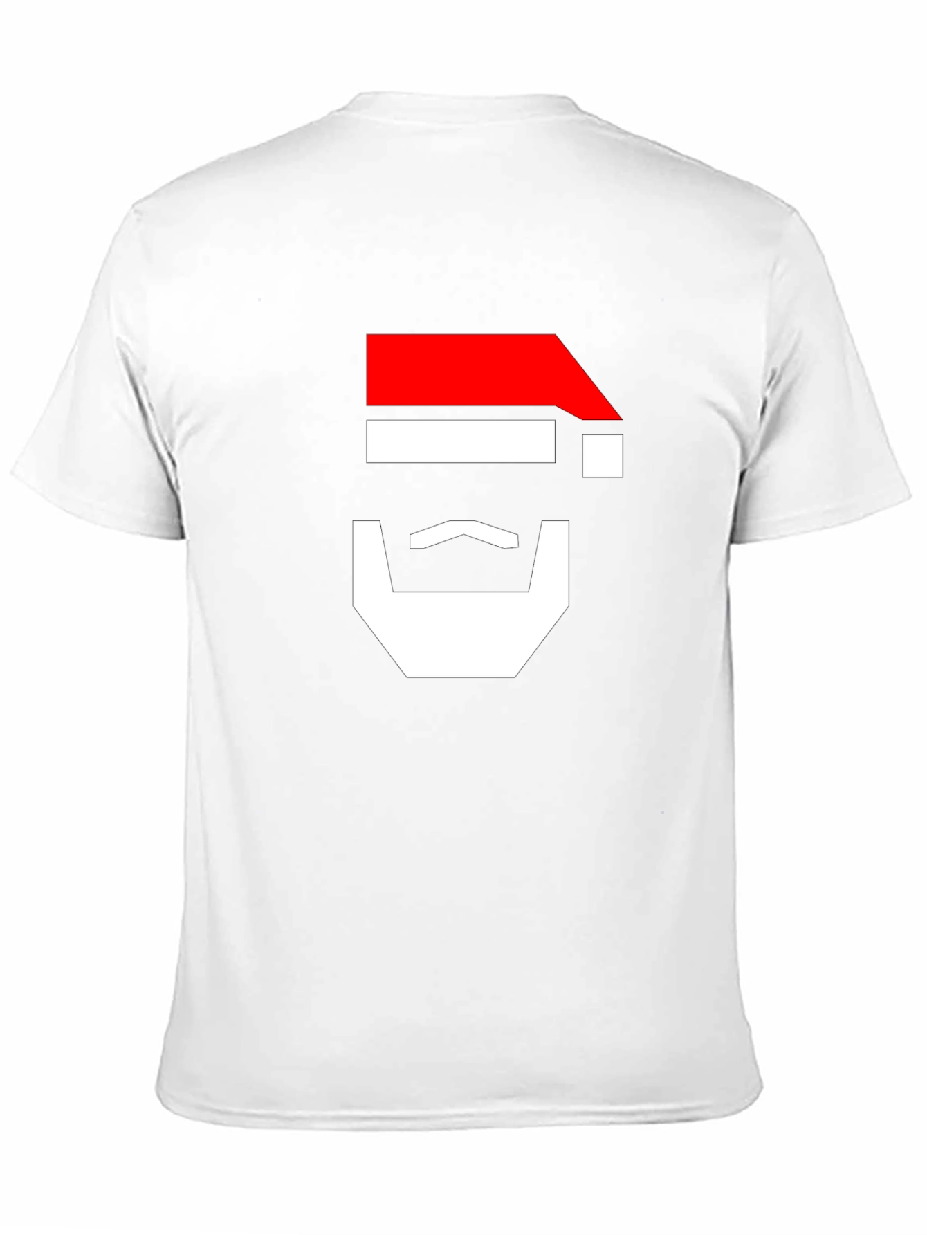 Geometric Santa Claus T-Shirt