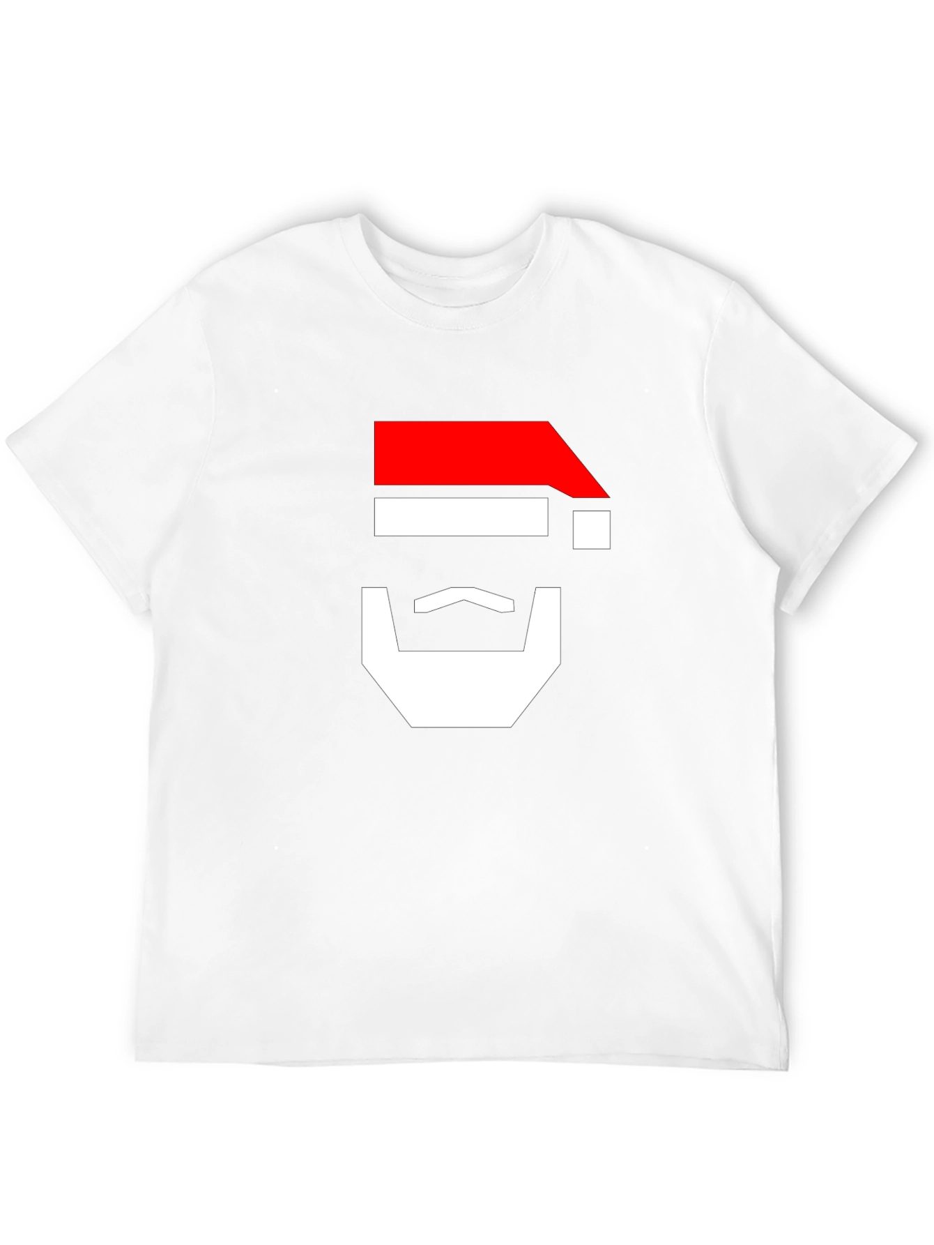 Geometric Santa Claus T-Shirt