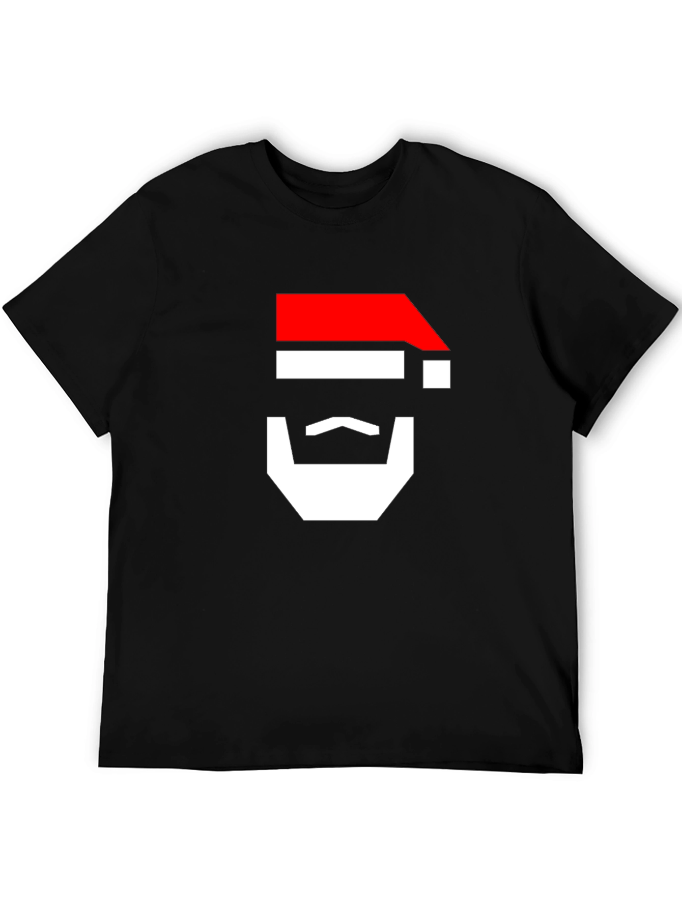 Geometric Santa Claus T-Shirt