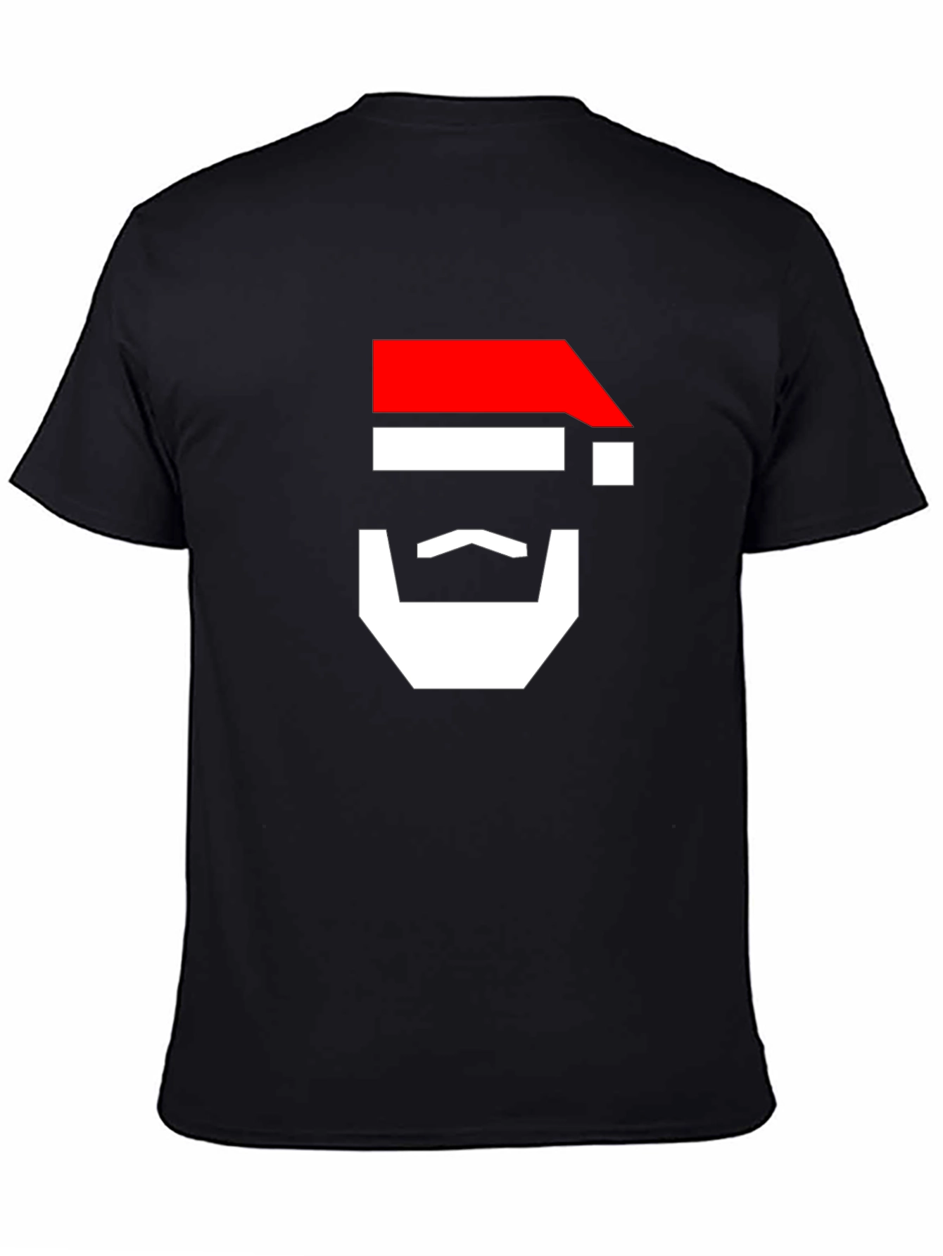 Geometric Santa Claus T-Shirt
