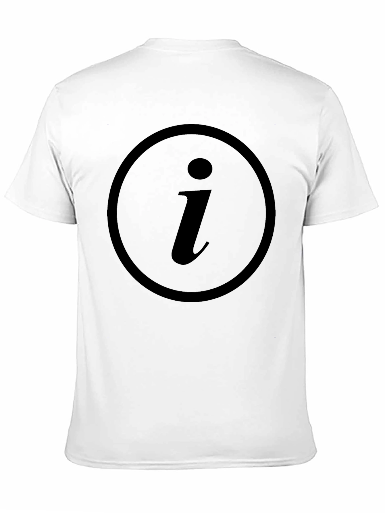 Info Symbol Black T-Shirt
