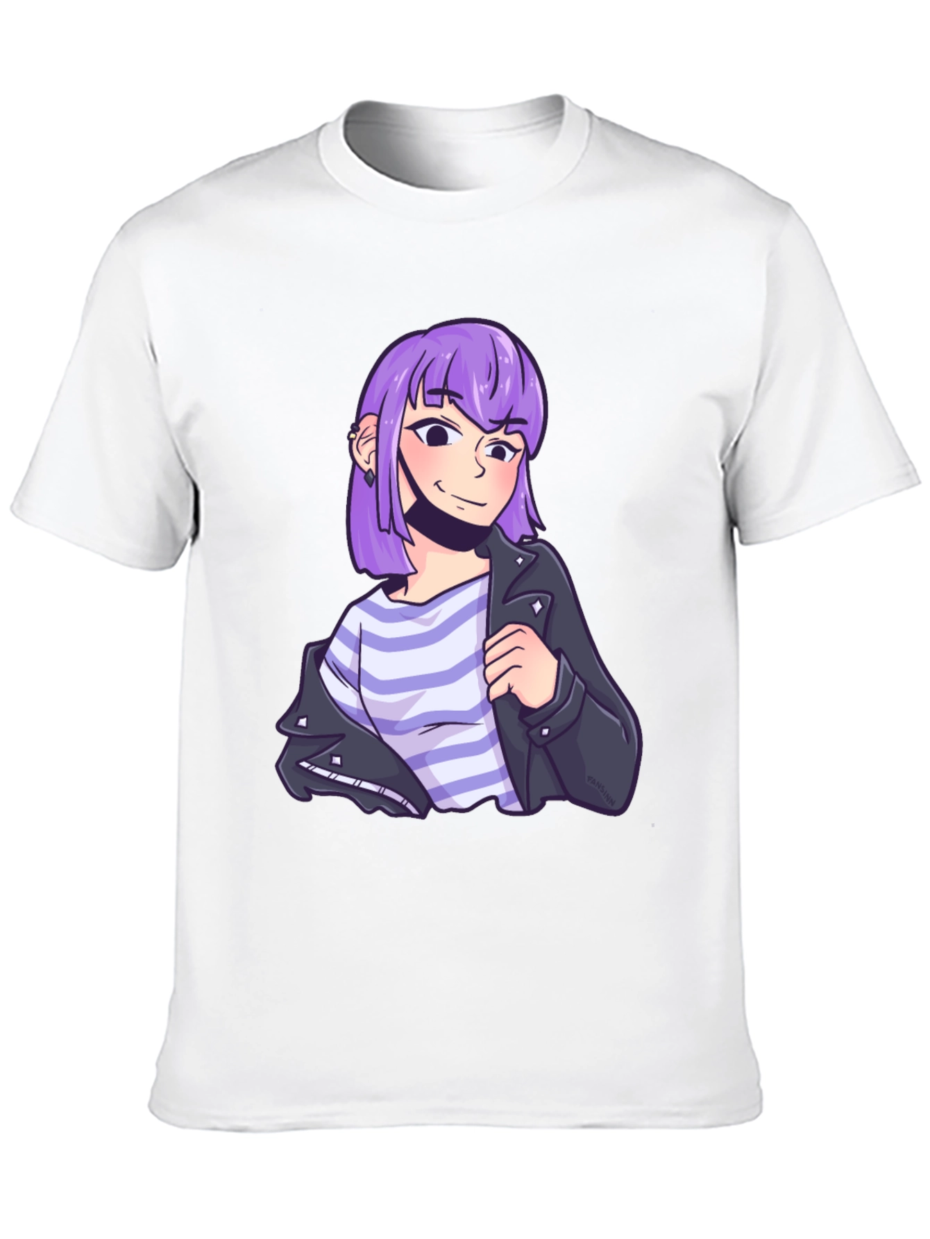 Anime Girl T-Shirt - Stylish Black Tee