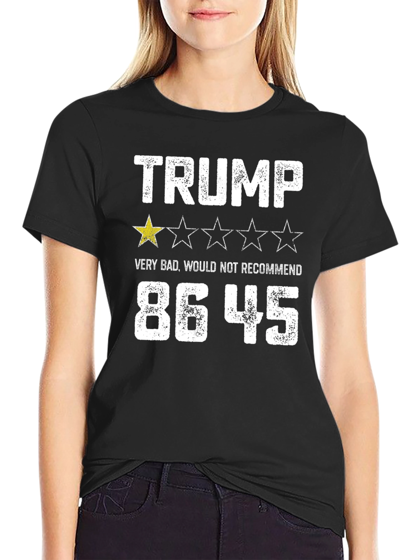 Trump 86 45 One Star Review T-Shirt