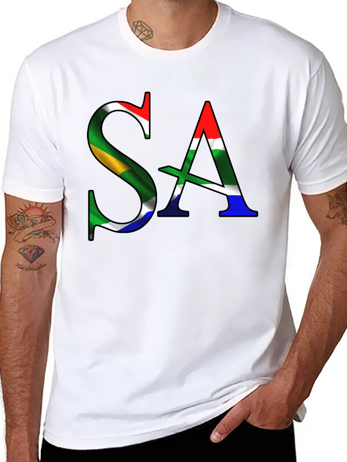 South Africa Flag Graphic Tee