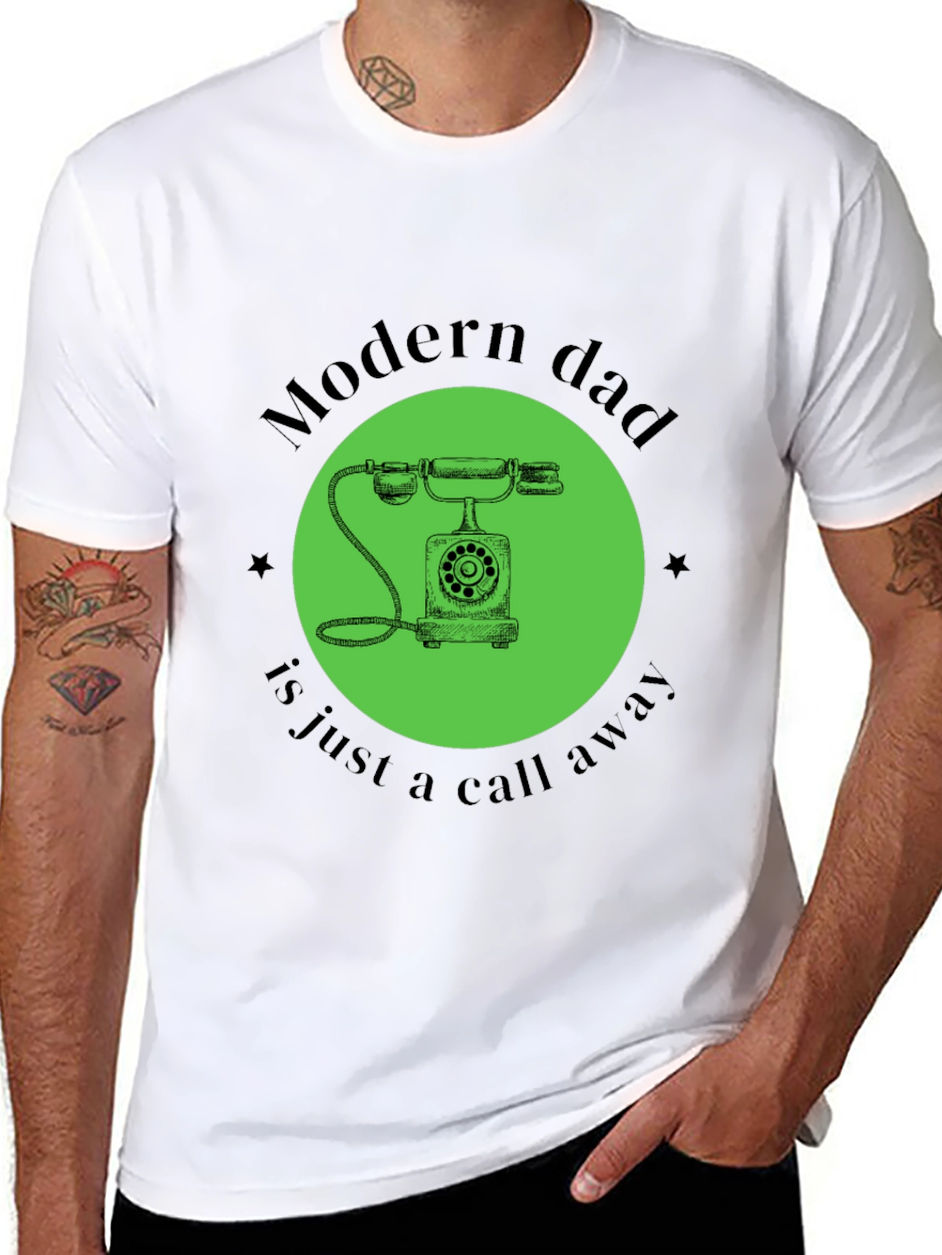 Modern Dad T-Shirt - Novelty Graphic Tee
