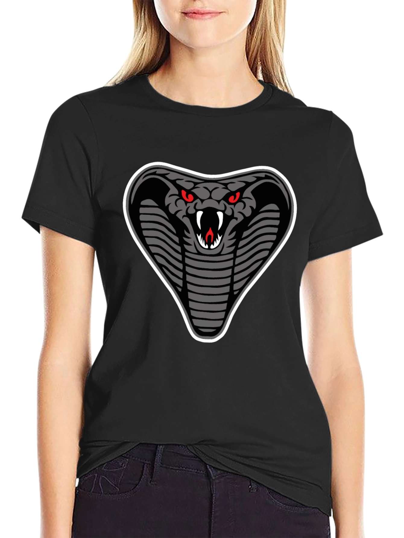 Cobra Graphic T-Shirt - Mens Black Tee