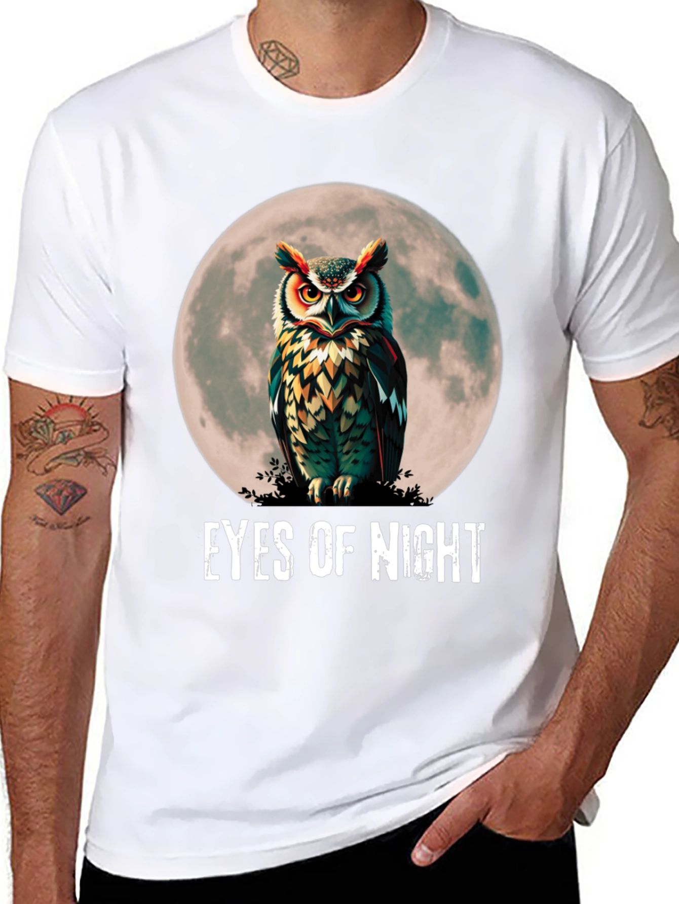 Eyes of Night Owl Graphic Tee