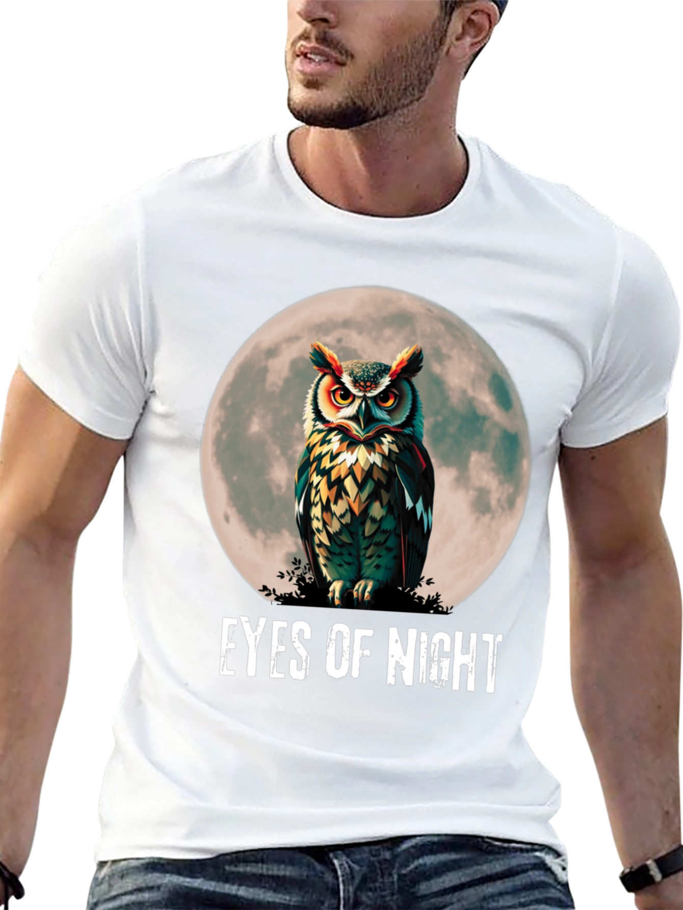 Eyes of Night Owl Graphic Tee