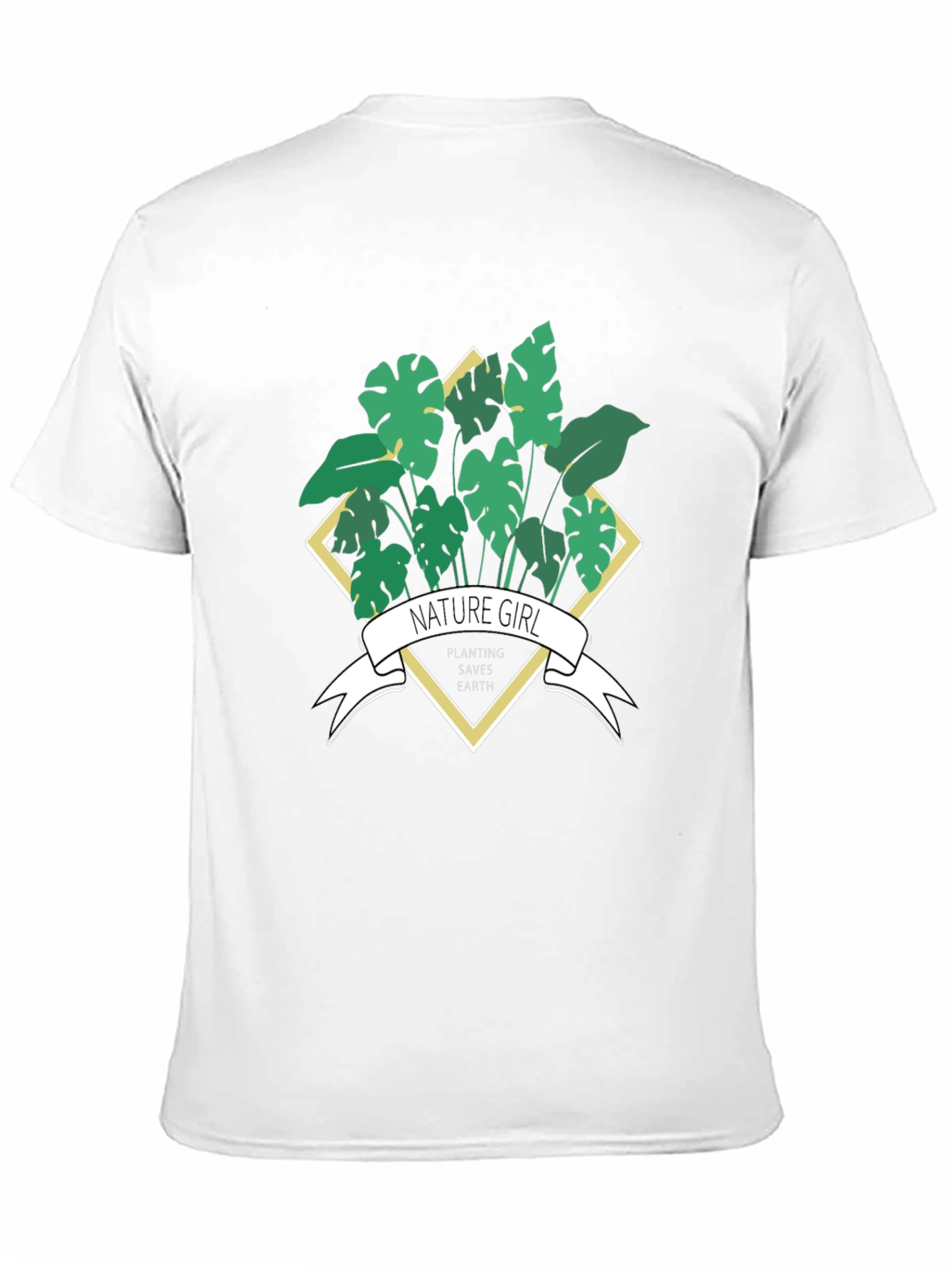 Nature Girl Planting Saves Earth T-Shirt