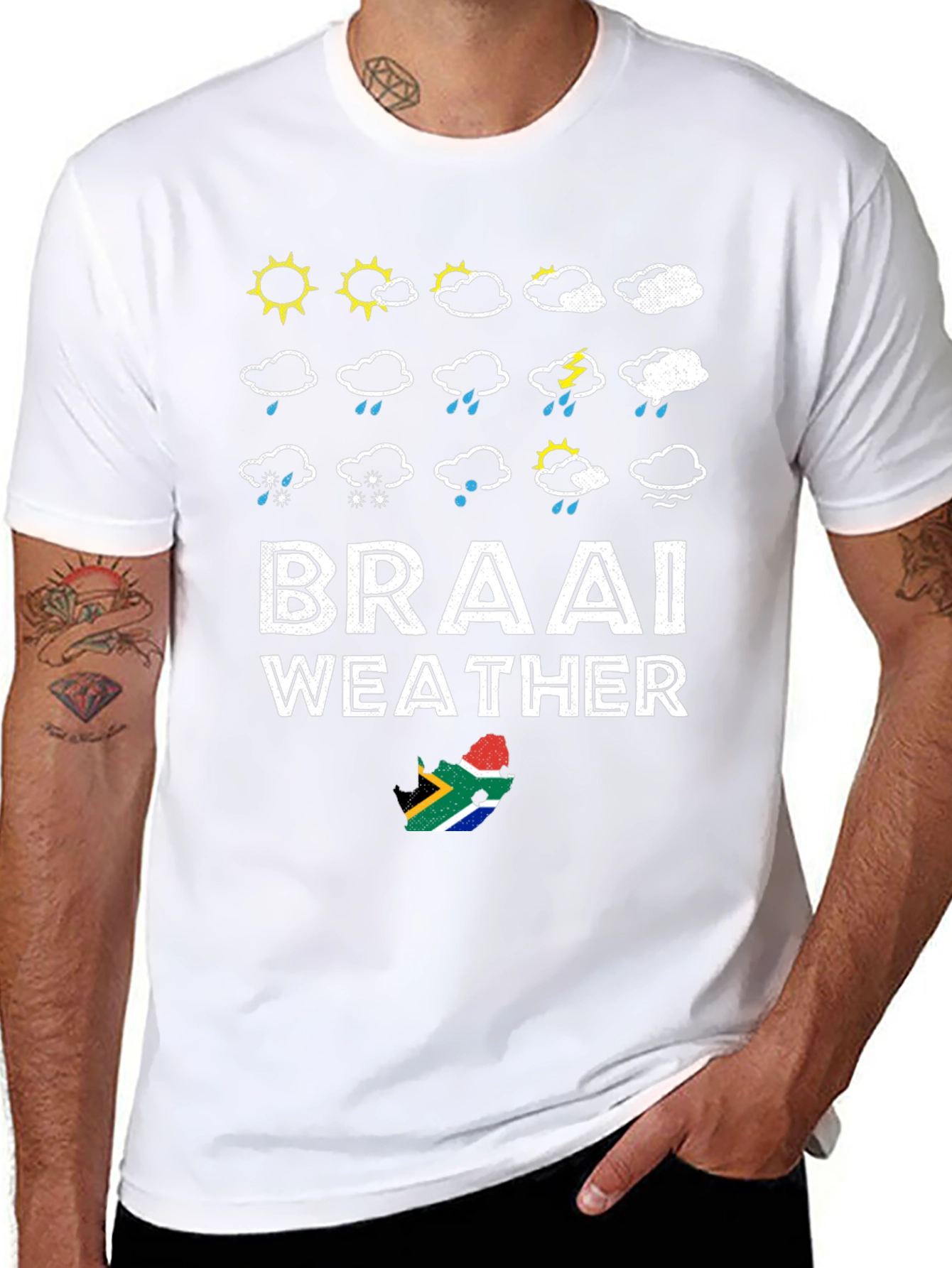 Braai Weather Graphic T-Shirt South Africa