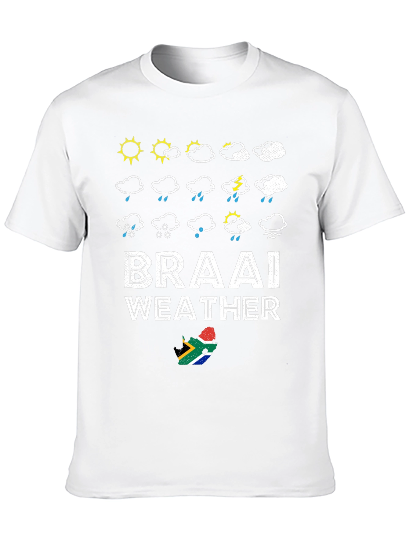 Braai Weather Graphic T-Shirt South Africa