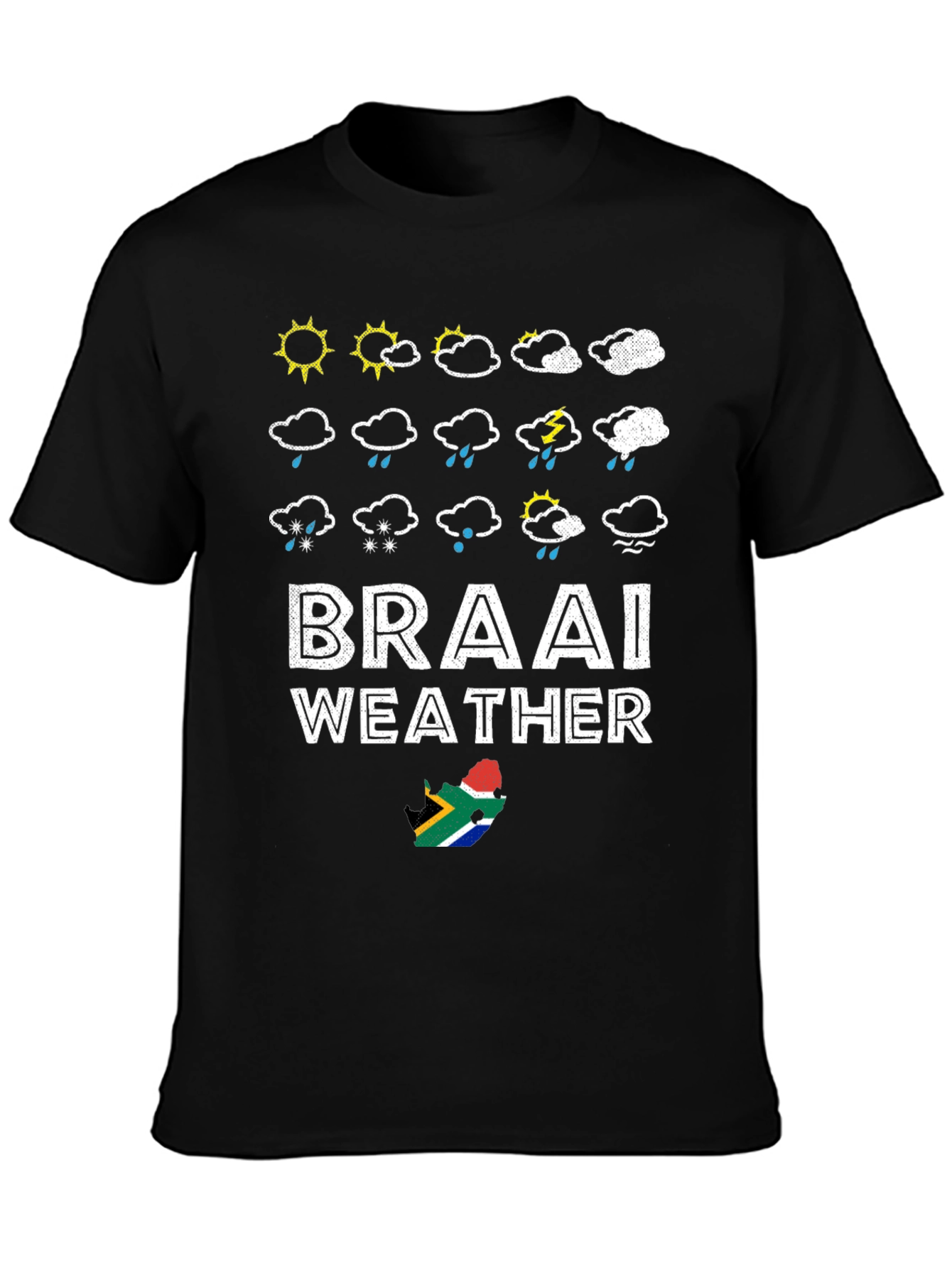 Braai Weather Graphic T-Shirt South Africa
