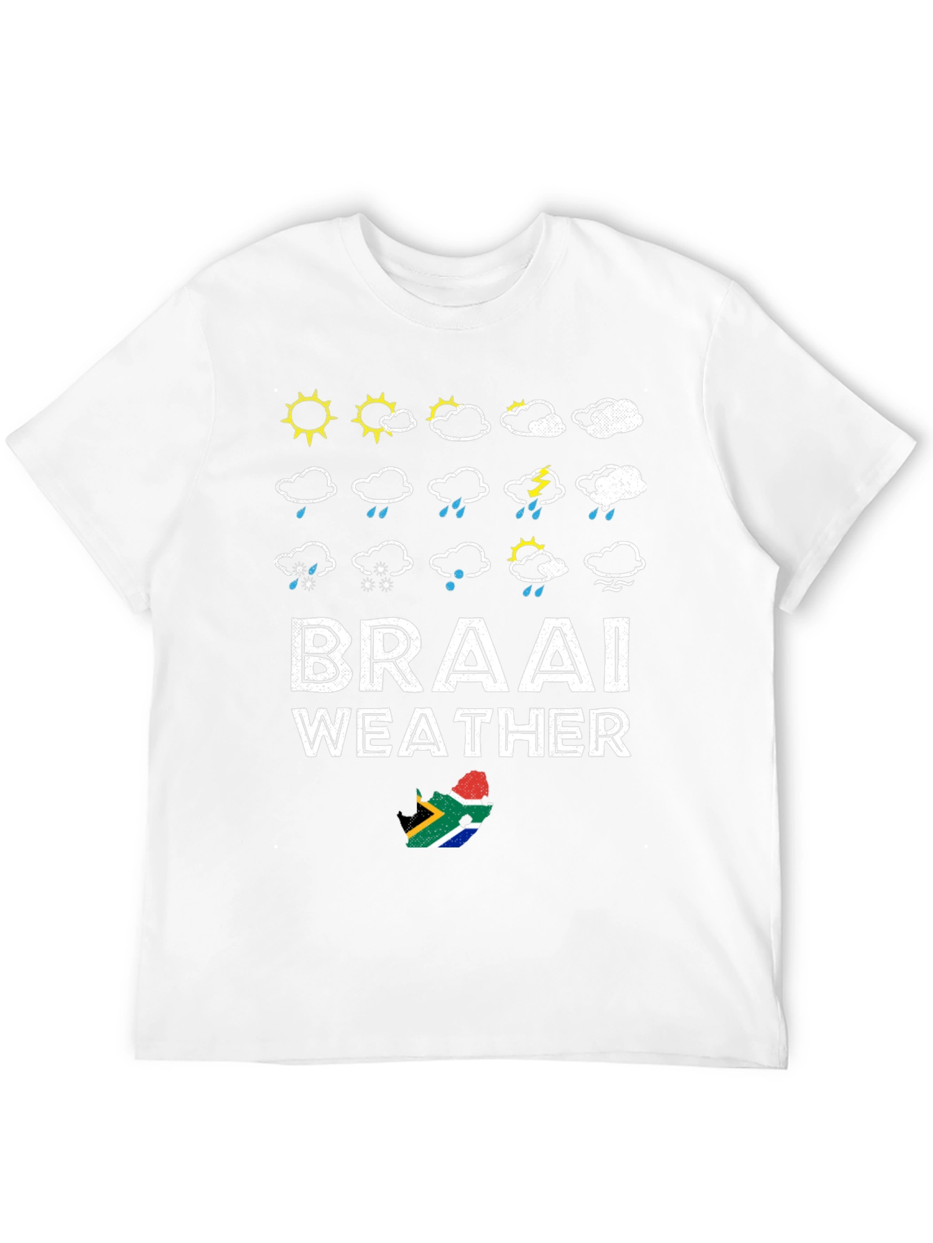 Braai Weather Graphic T-Shirt South Africa