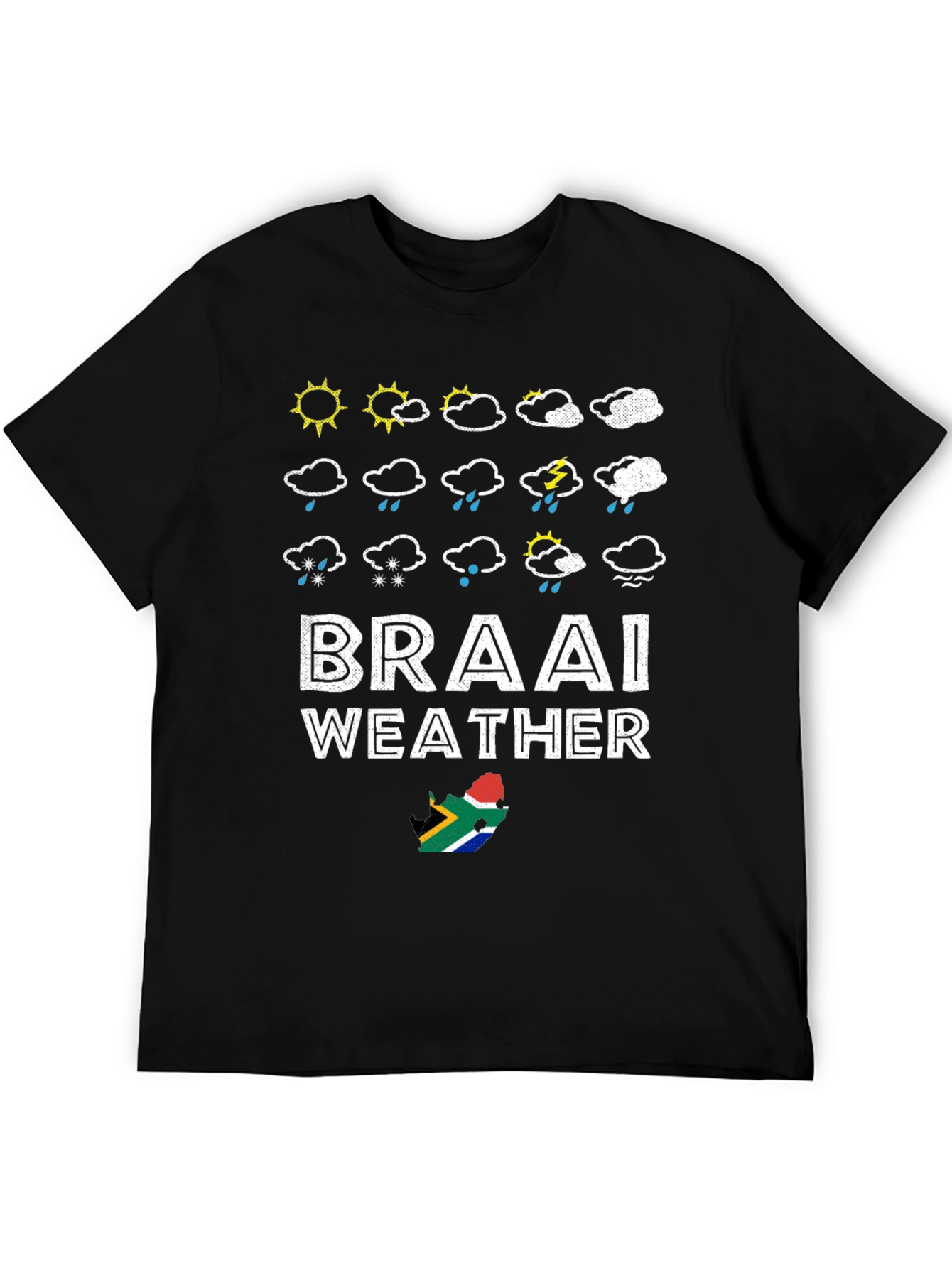 Braai Weather Graphic T-Shirt South Africa