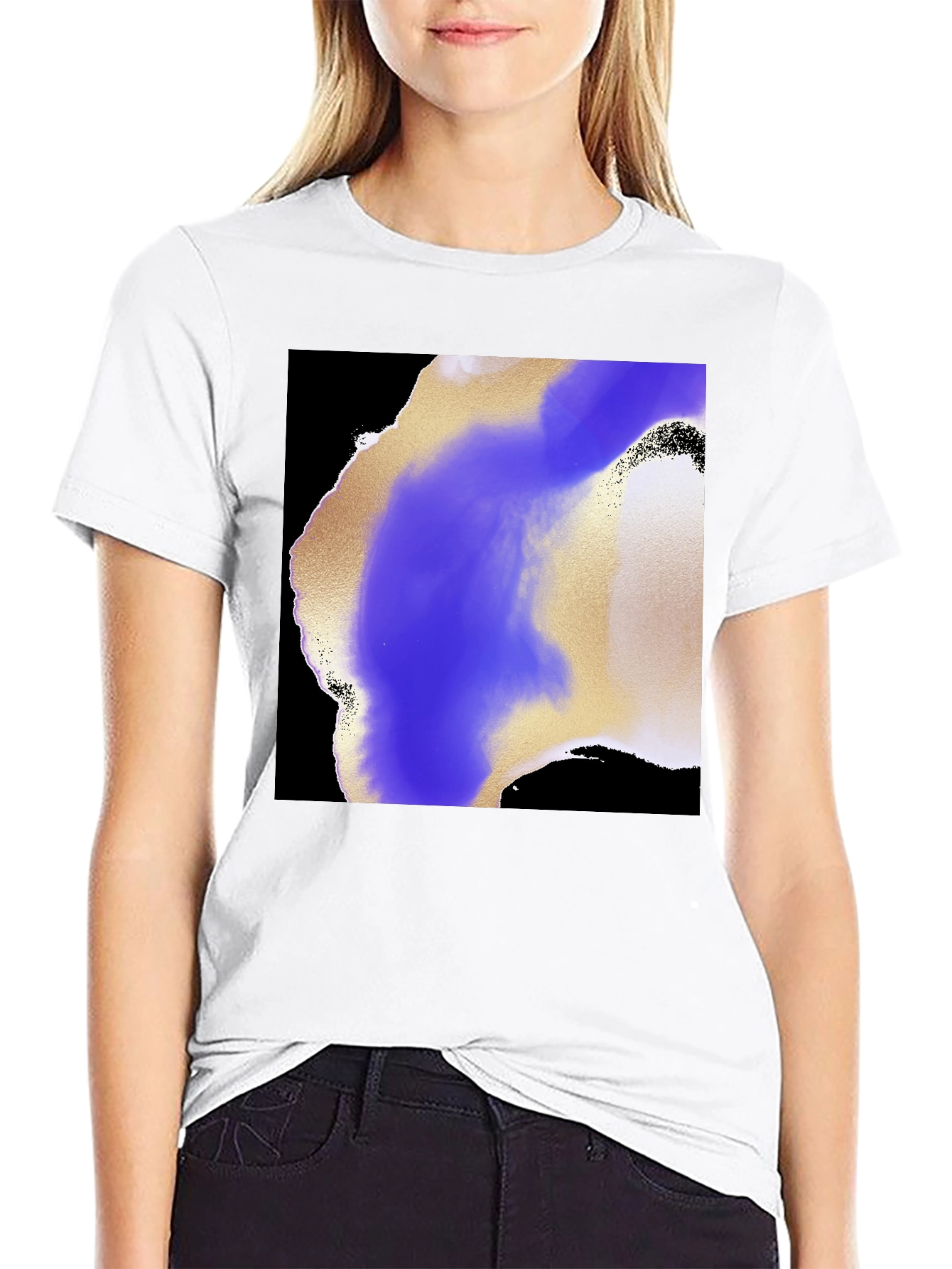 Abstract Art Graphic T-Shirt - Modern Style Tee