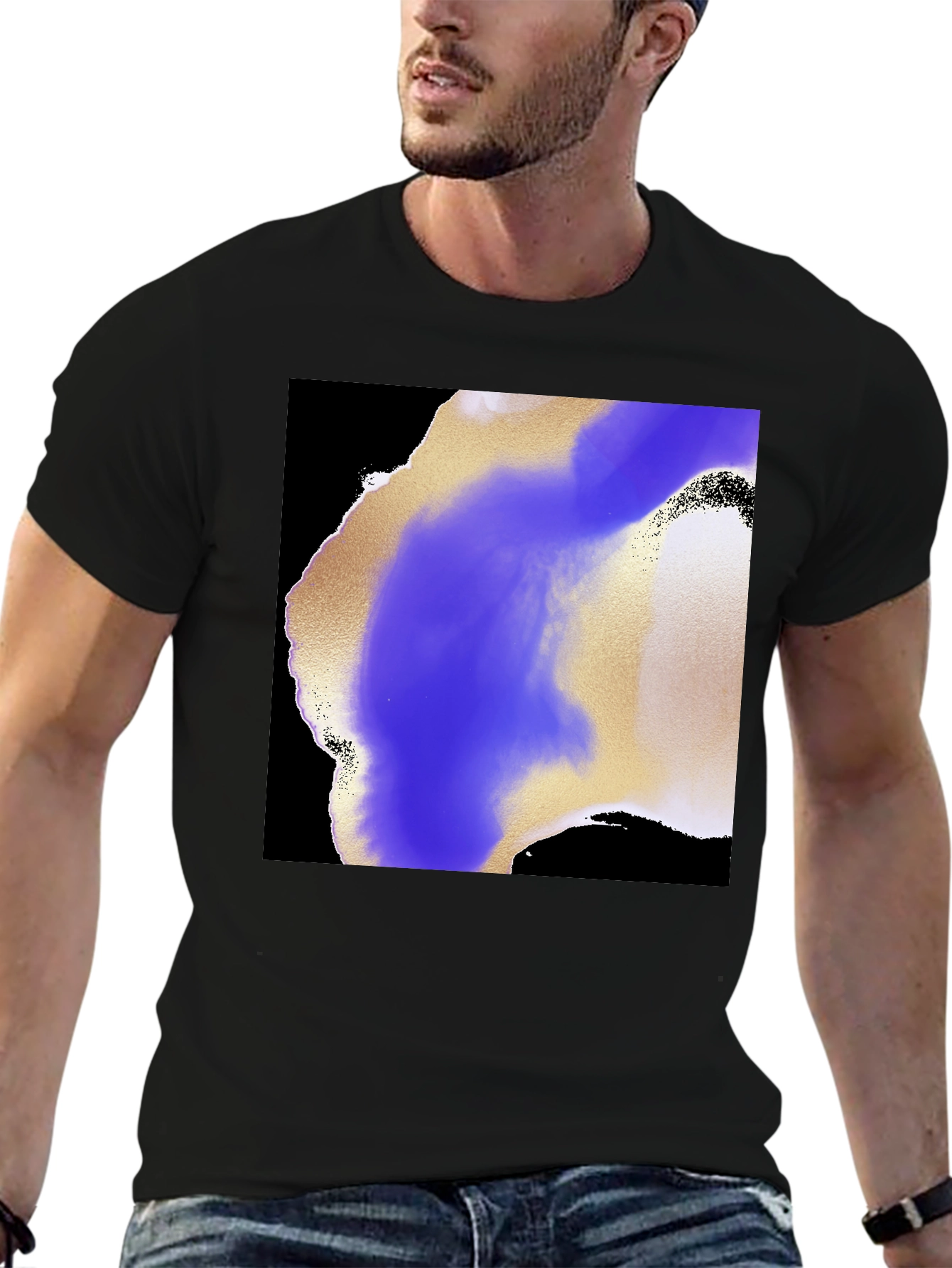 Abstract Art Graphic T-Shirt - Modern Style Tee