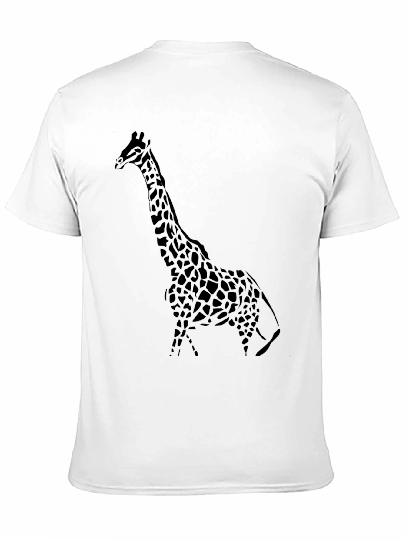 Giraffe Graphic Tee - Stylish Black T-Shirt