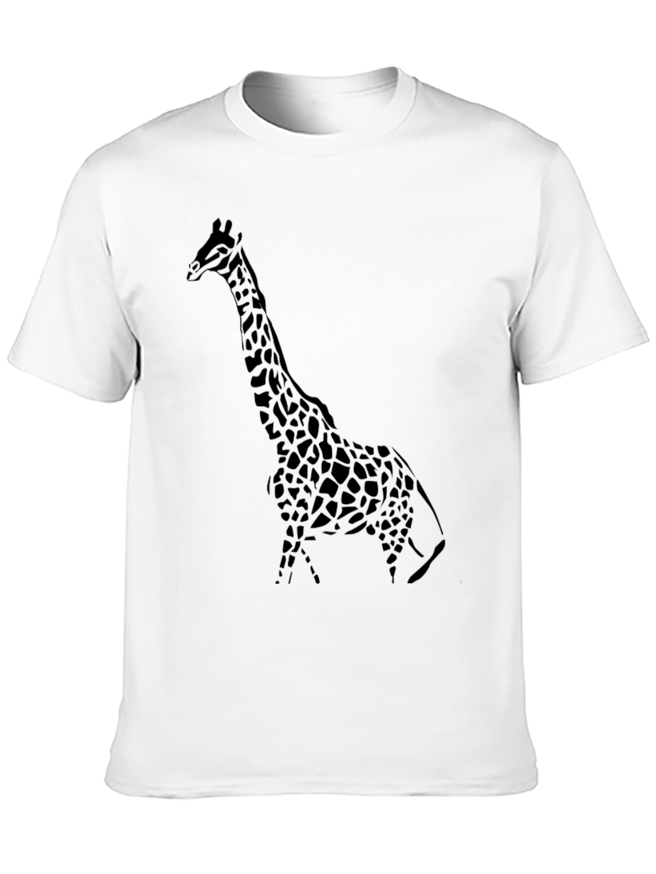 Giraffe Graphic Tee - Stylish Black T-Shirt