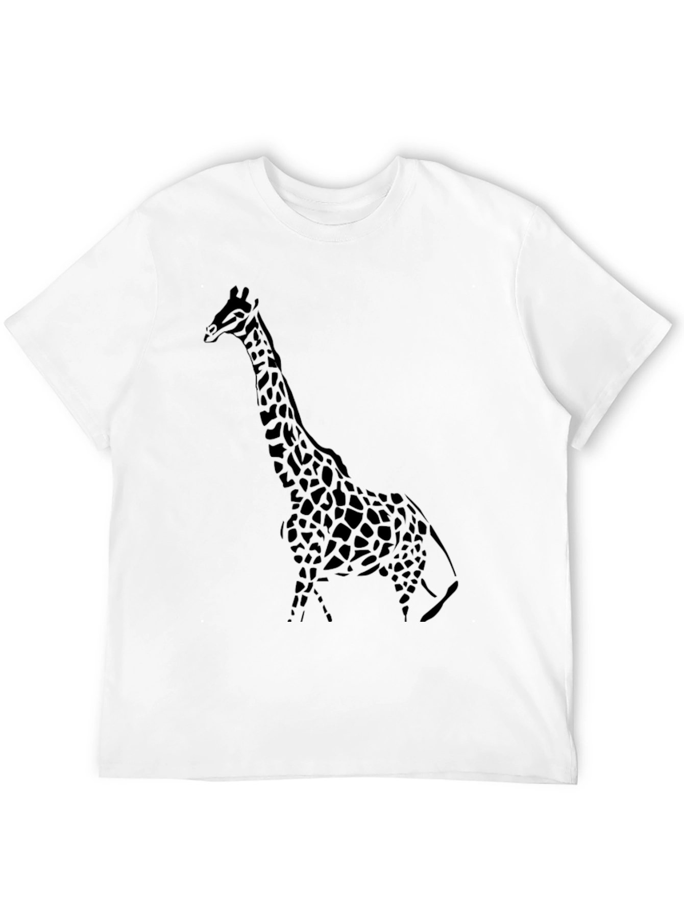 Giraffe Graphic Tee - Stylish Black T-Shirt