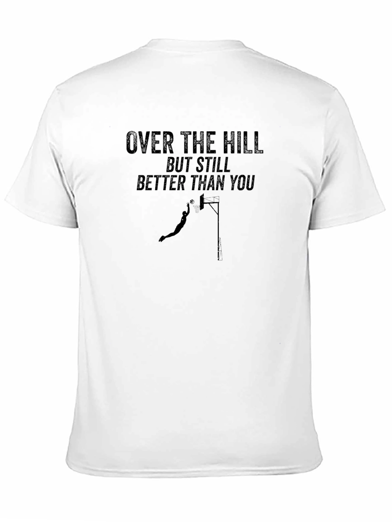 Over the Hill Basketball Graphic Tee