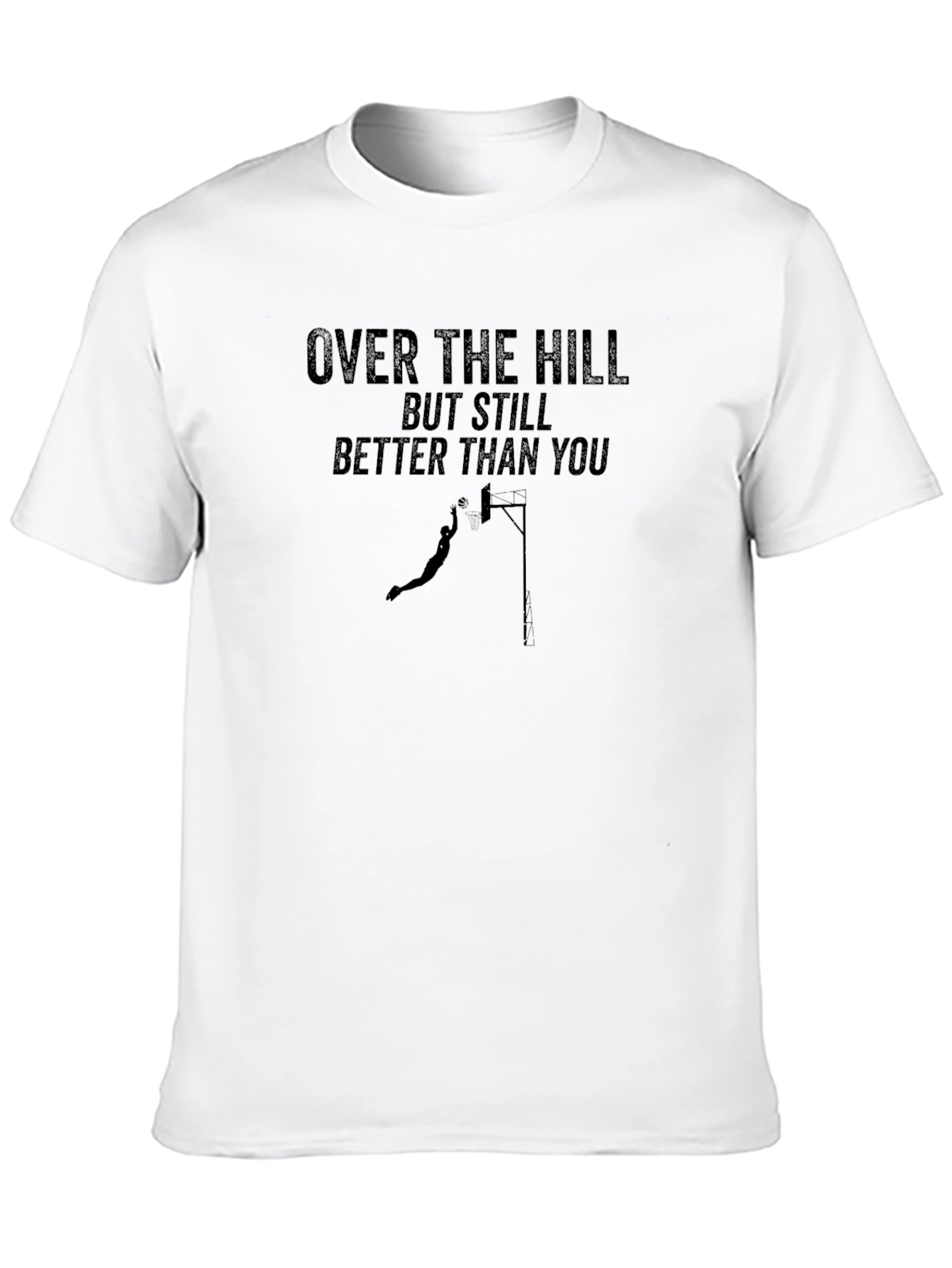 Over the Hill Basketball Graphic Tee
