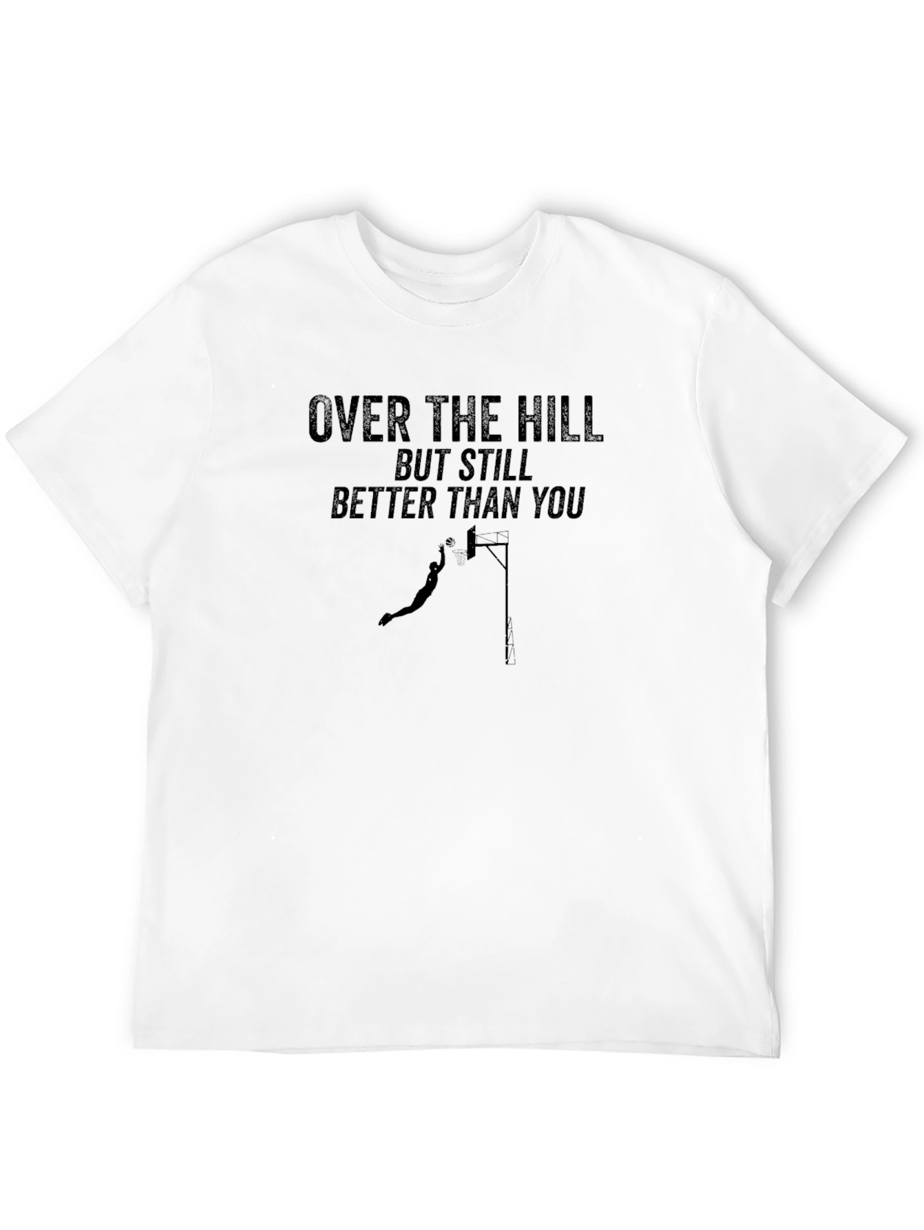 Over the Hill Basketball Graphic Tee
