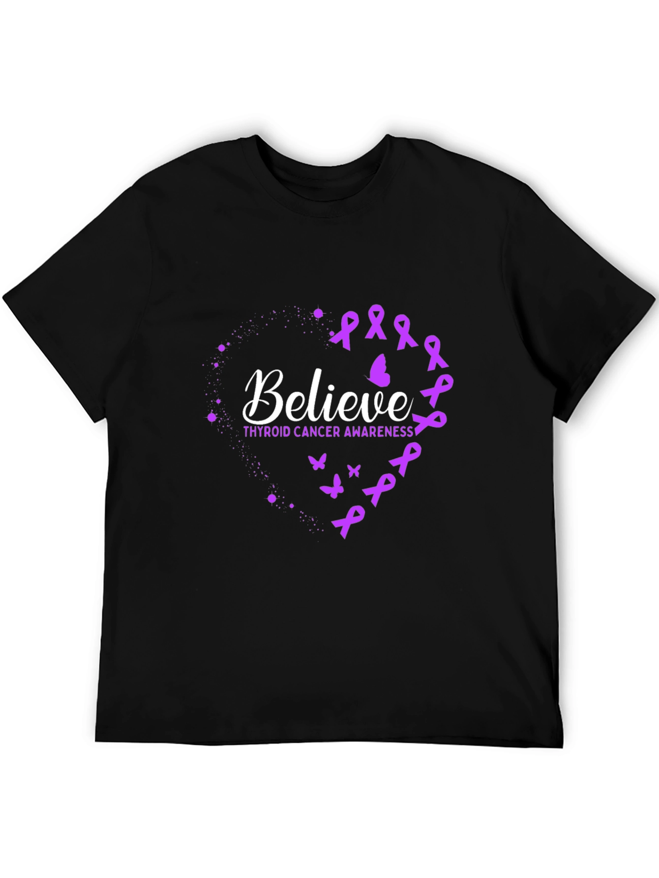 Believe Thyroid Cancer Awareness T-Shirt