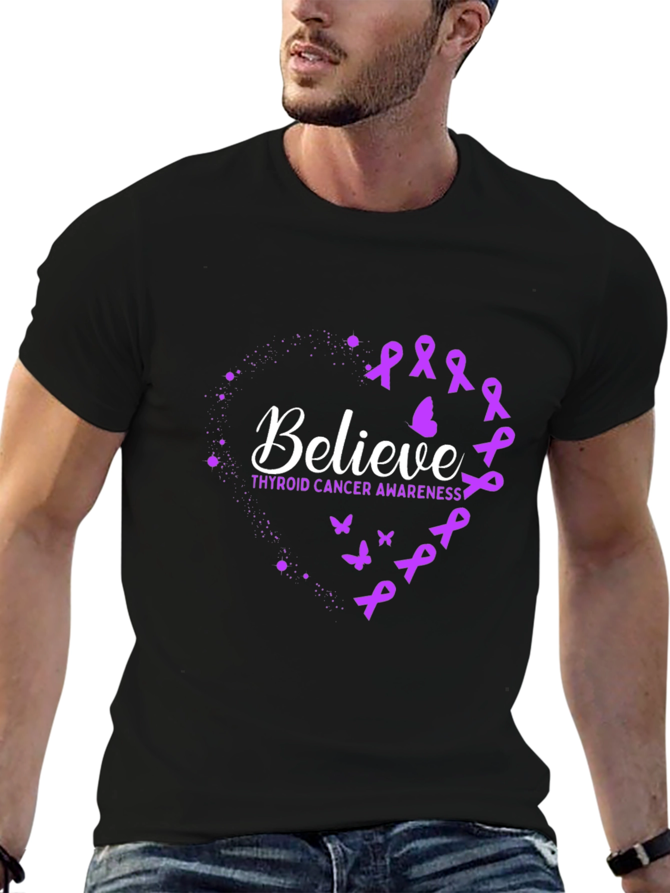 Believe Thyroid Cancer Awareness T-Shirt