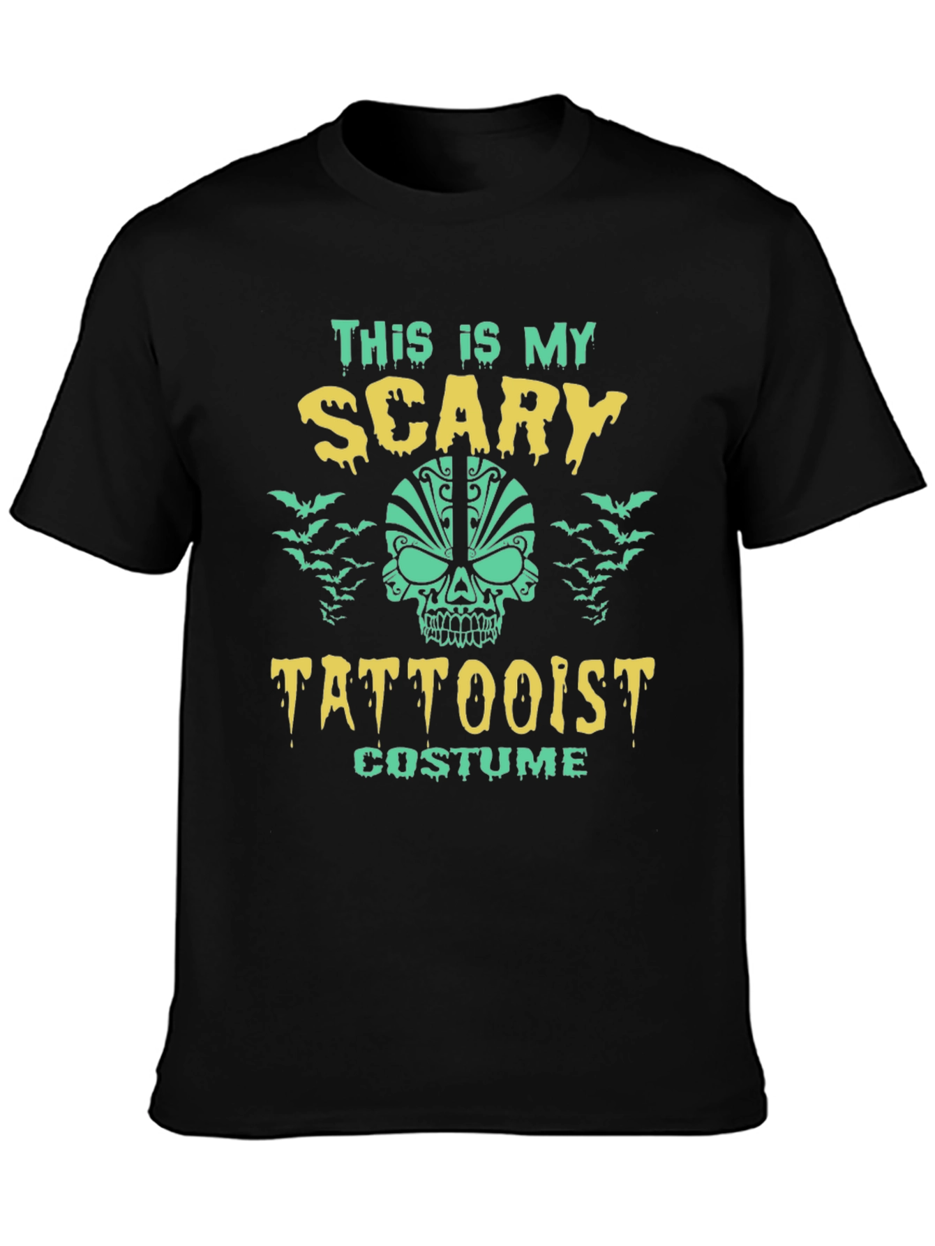 Scary Tattooist Costume Halloween T-Shirt