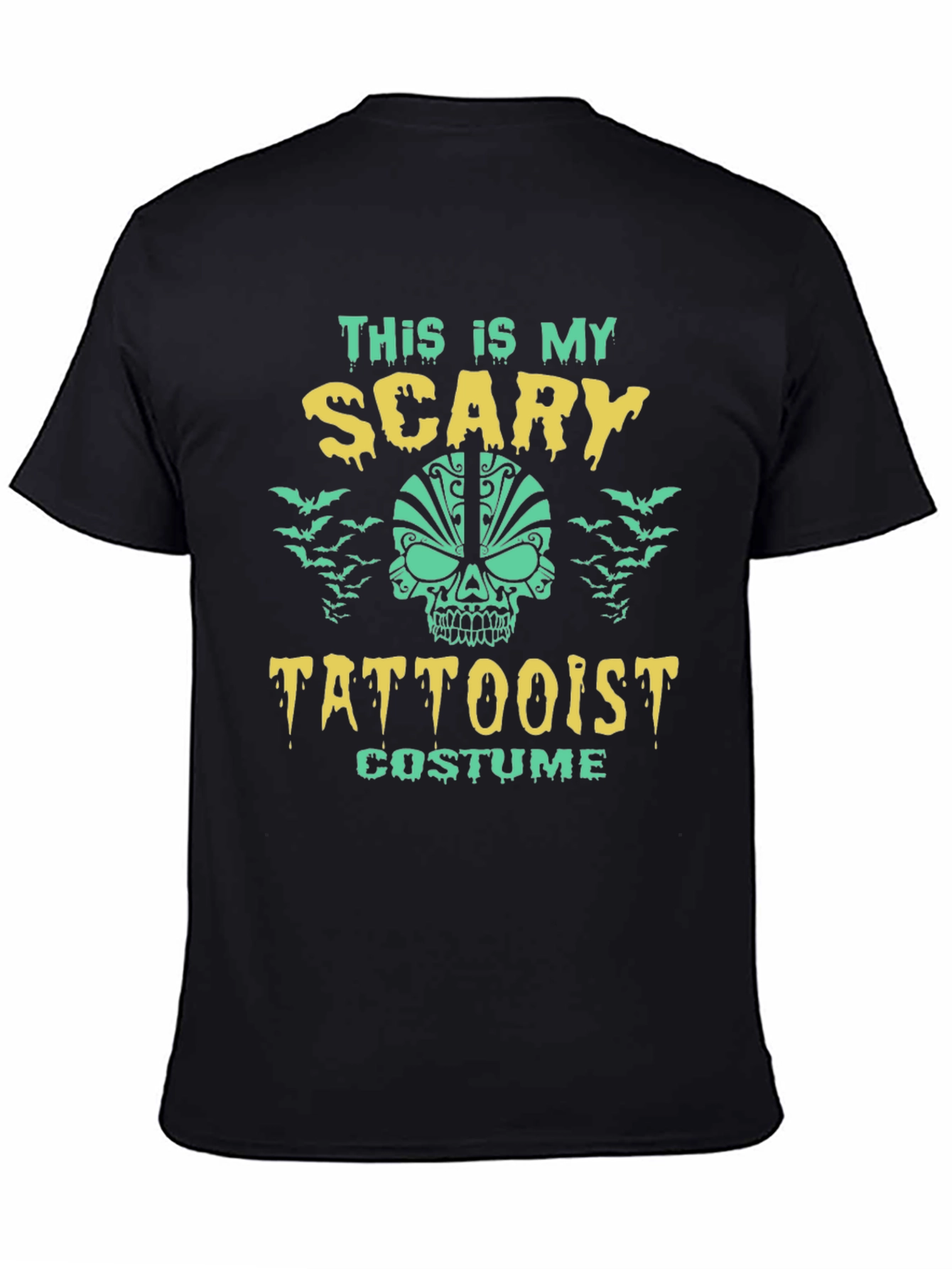 Scary Tattooist Costume Halloween T-Shirt