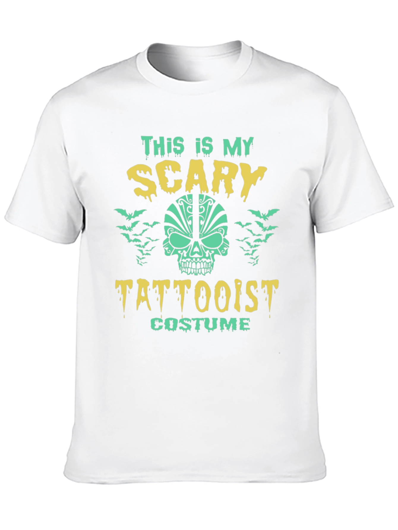 Scary Tattooist Costume Halloween T-Shirt