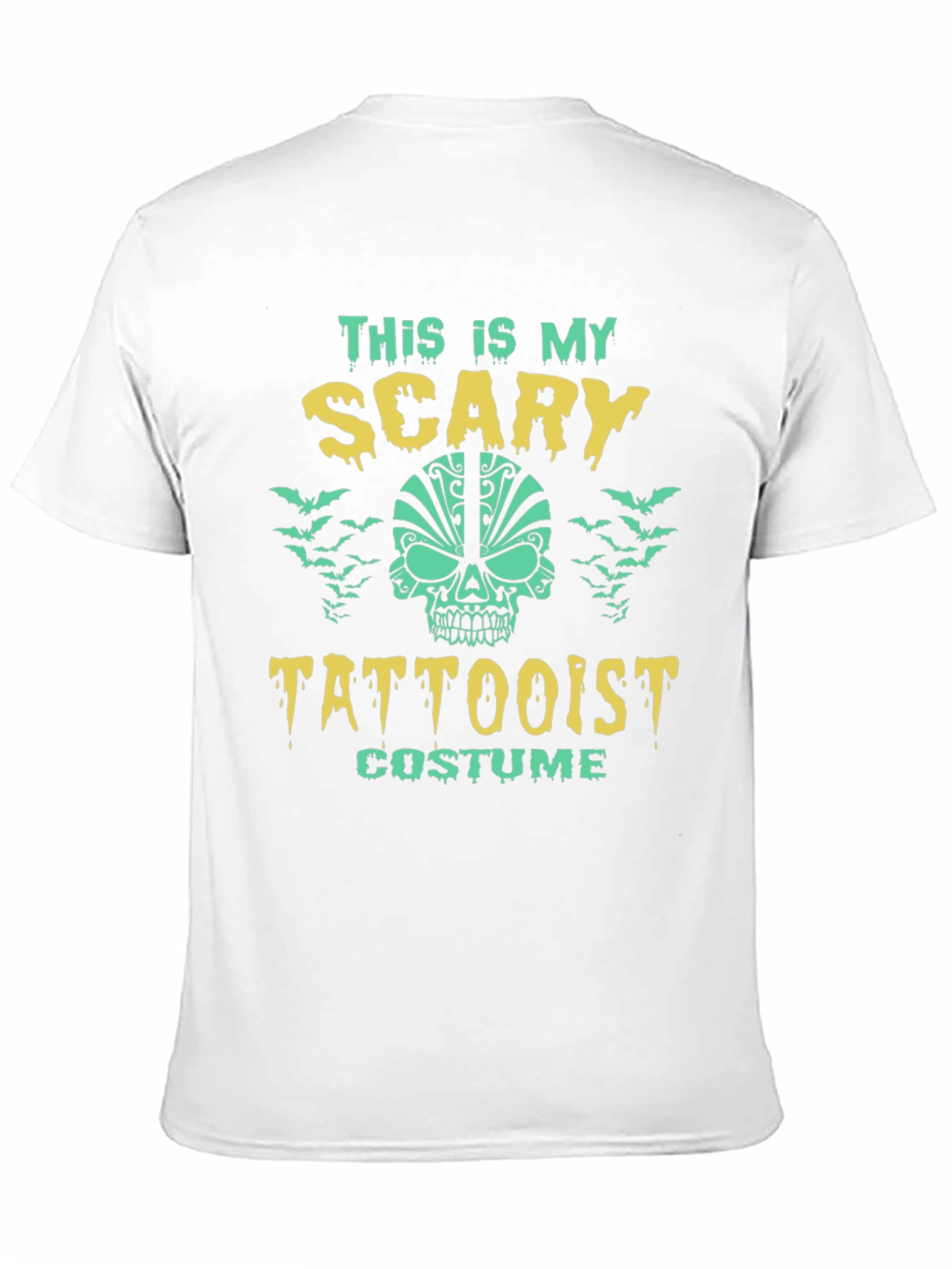 Scary Tattooist Costume Halloween T-Shirt