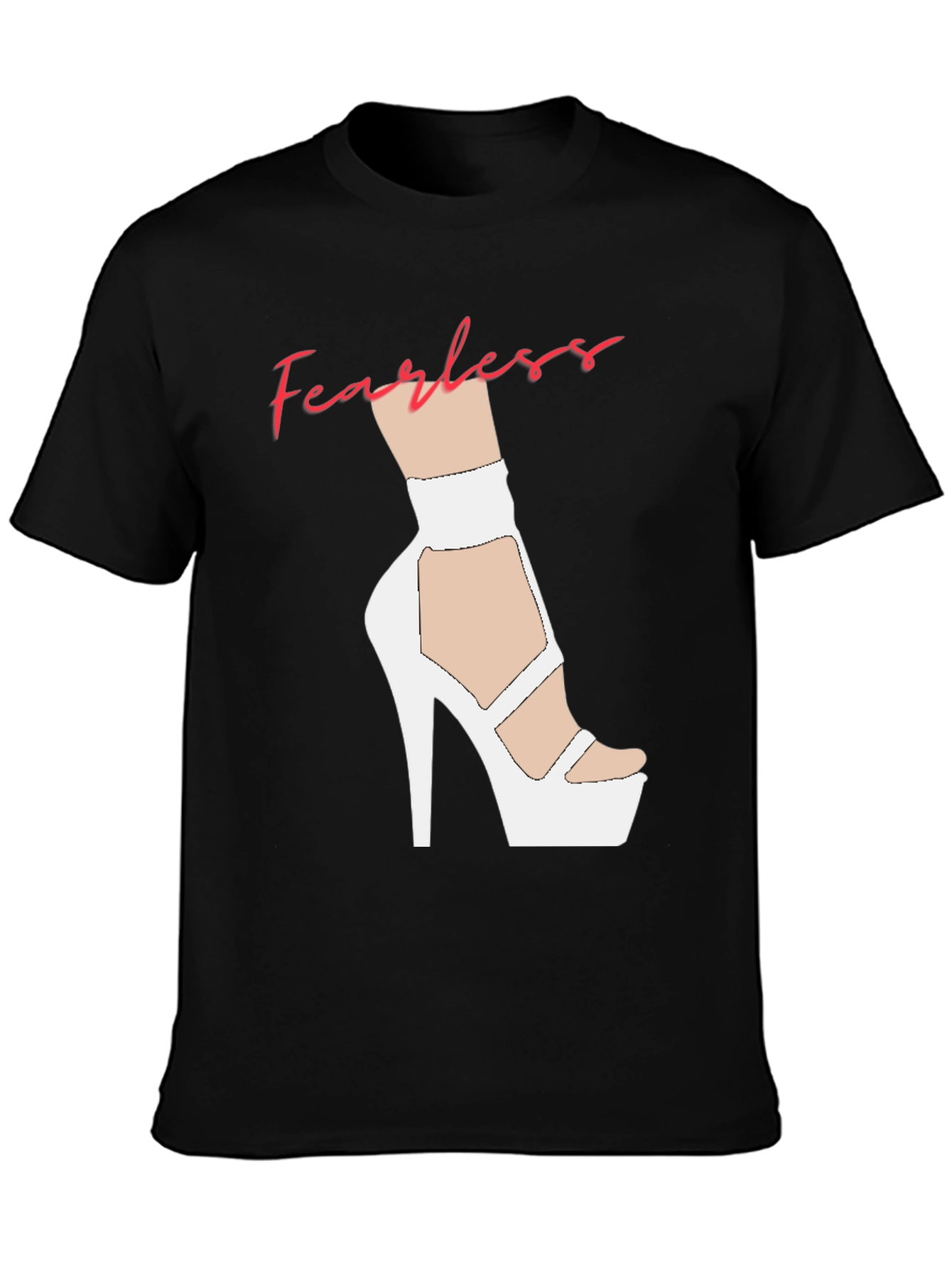 Fearless High Heel Graphic T-Shirt