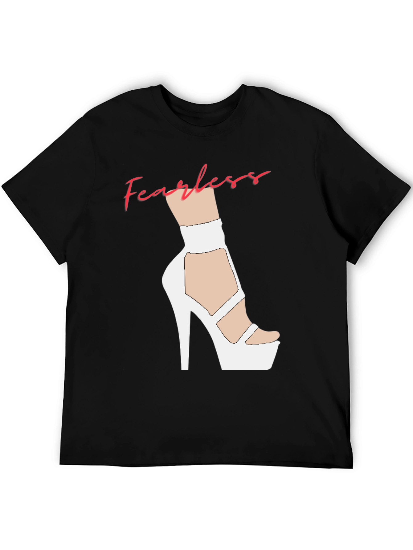 Fearless High Heel Graphic T-Shirt