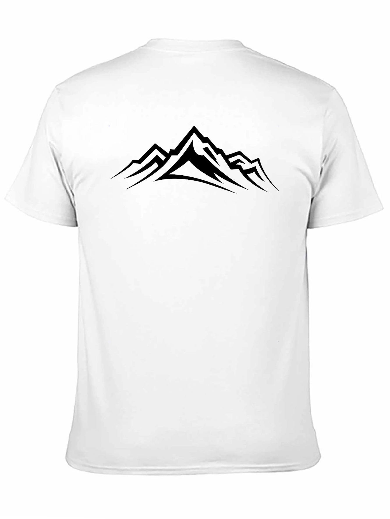 Mens Black Mountain Graphic Tee