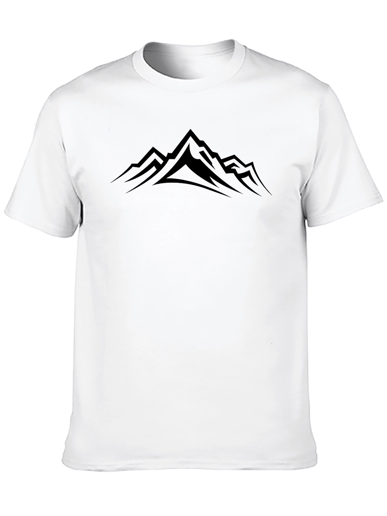 Mens Black Mountain Graphic Tee