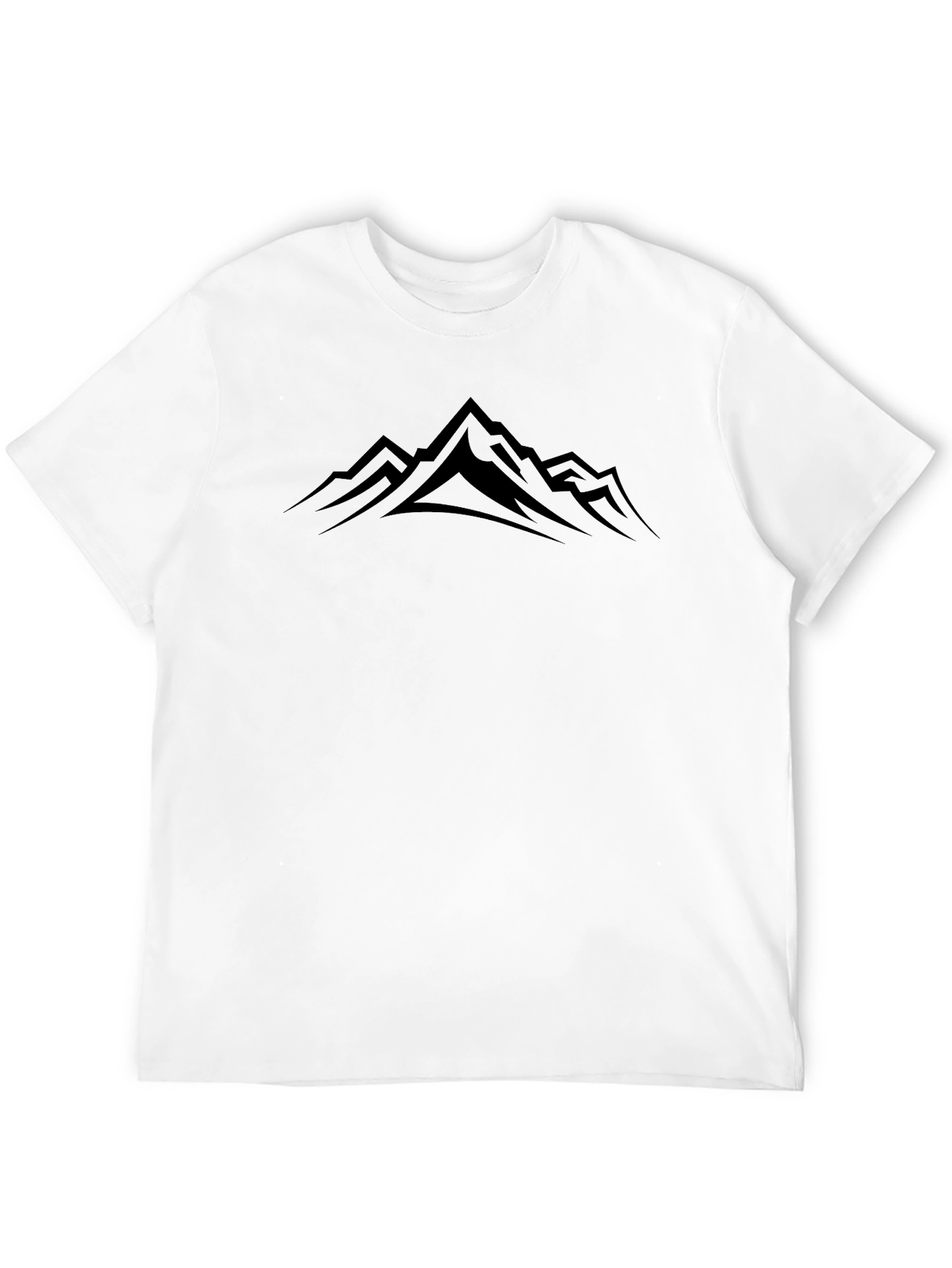 Mens Black Mountain Graphic Tee