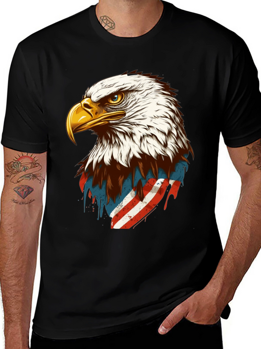 Eagle USA Flag Graphic T-Shirt