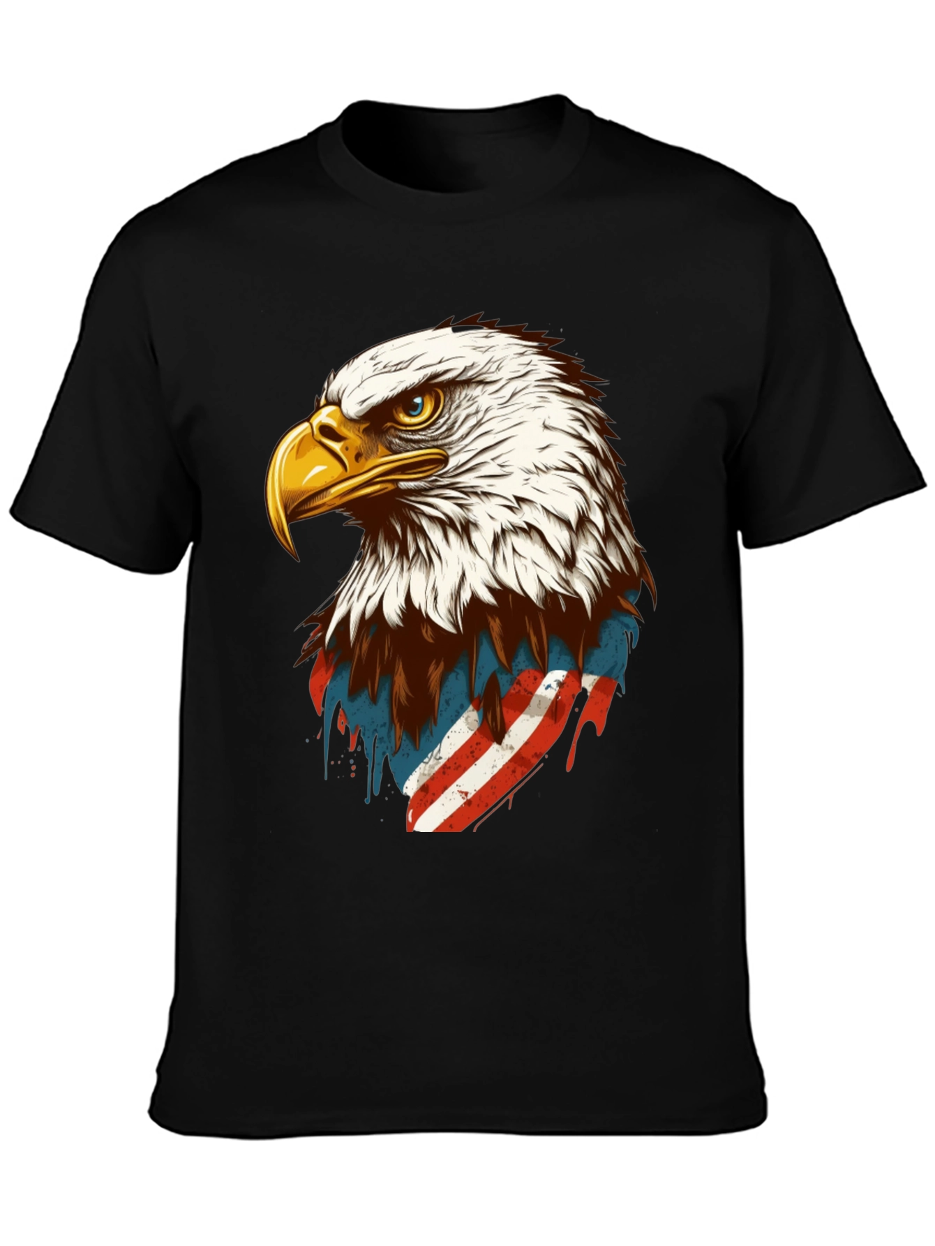 Eagle USA Flag Graphic T-Shirt