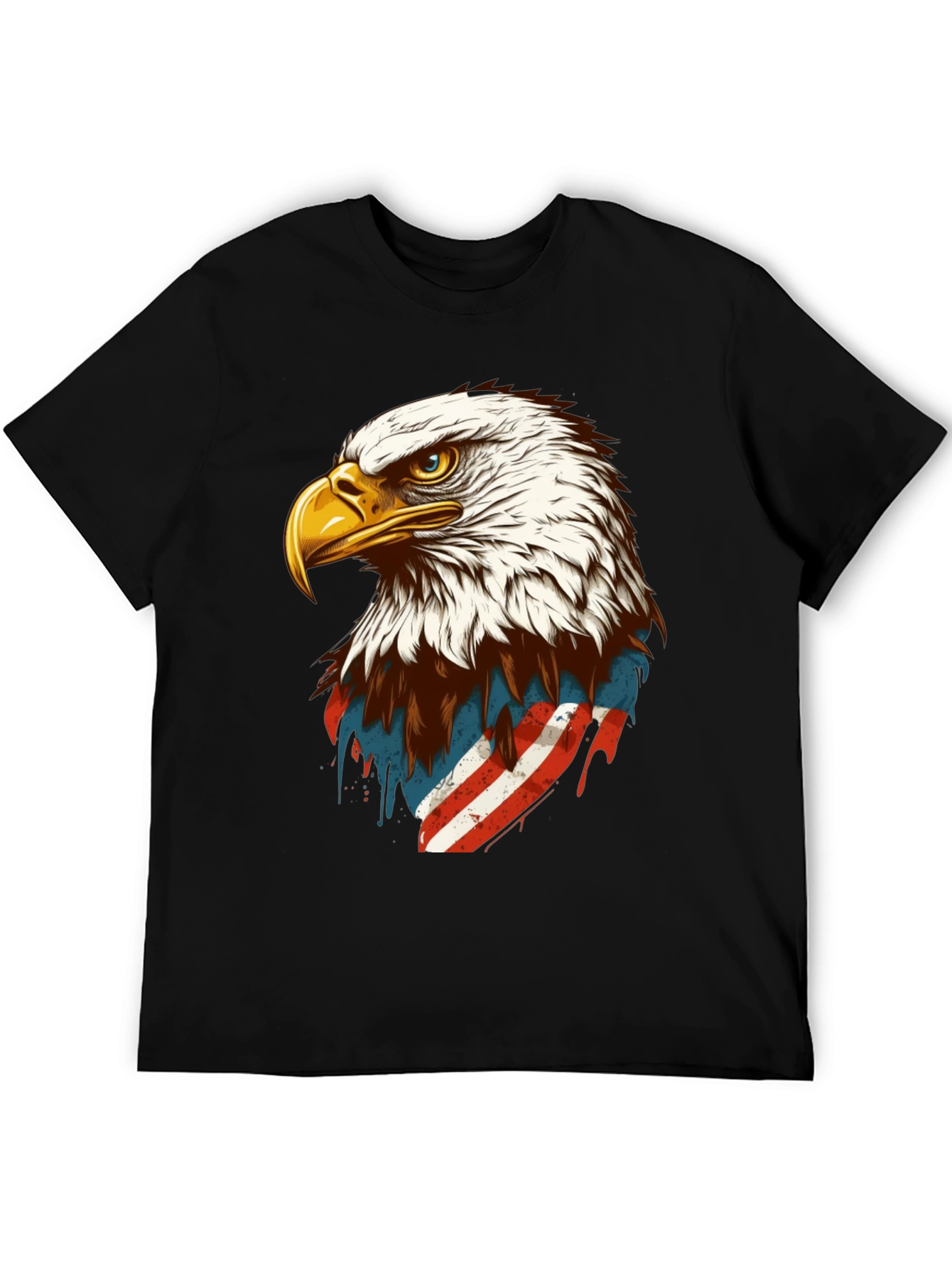Eagle USA Flag Graphic T-Shirt