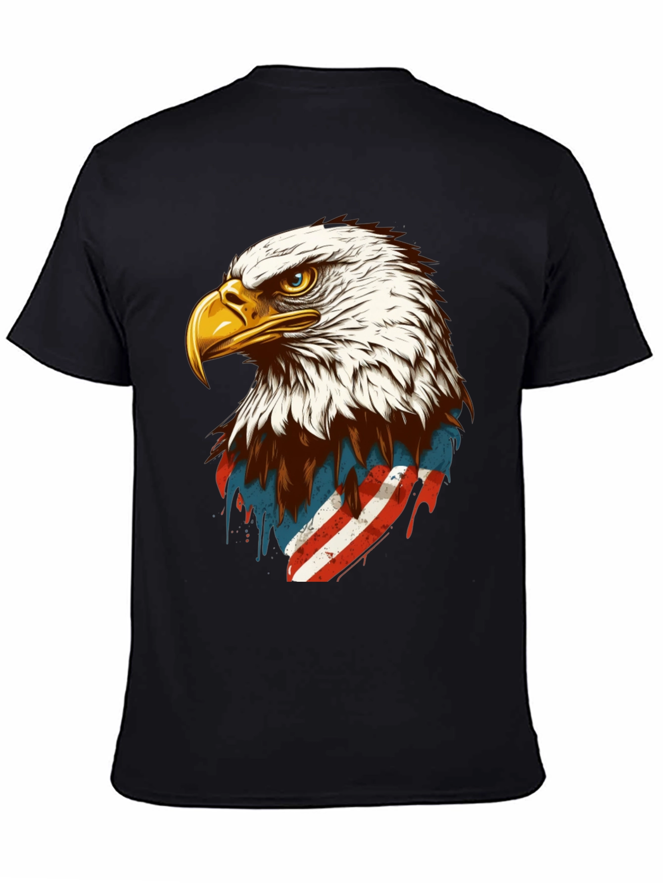 Eagle USA Flag Graphic T-Shirt